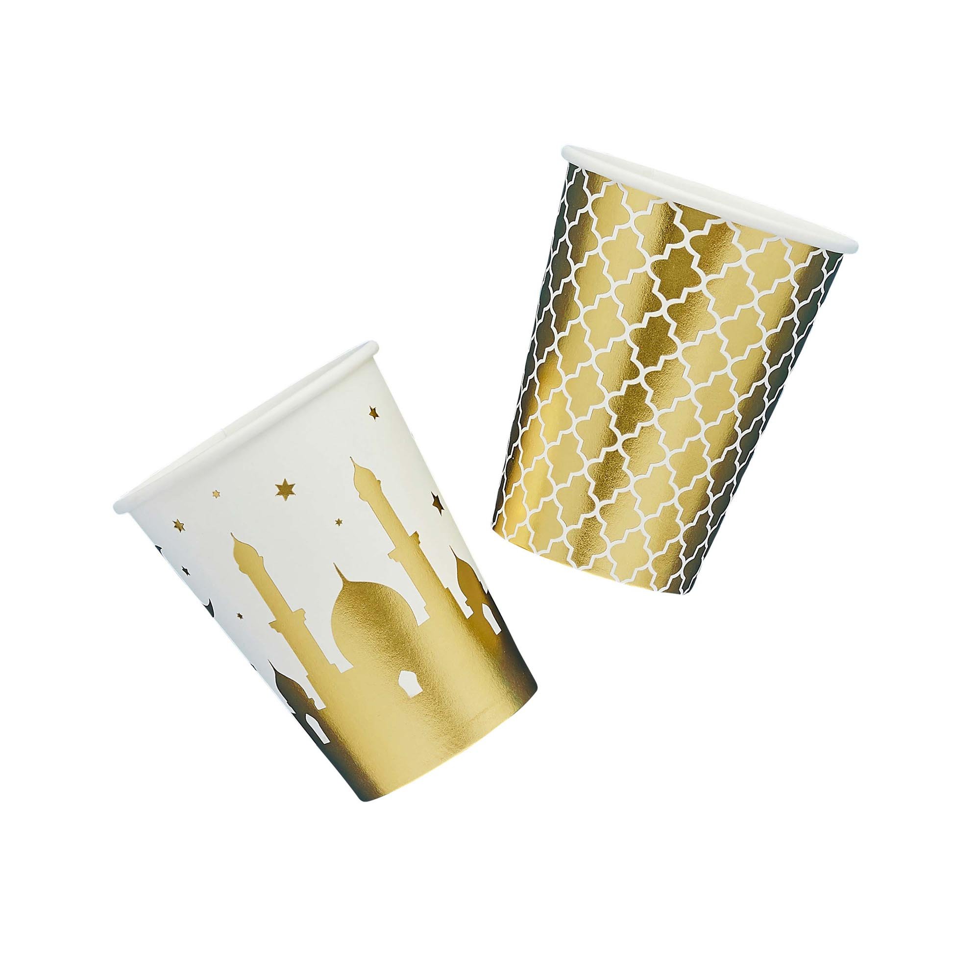 Eid Mubarak Paper Cups - Pack of 8