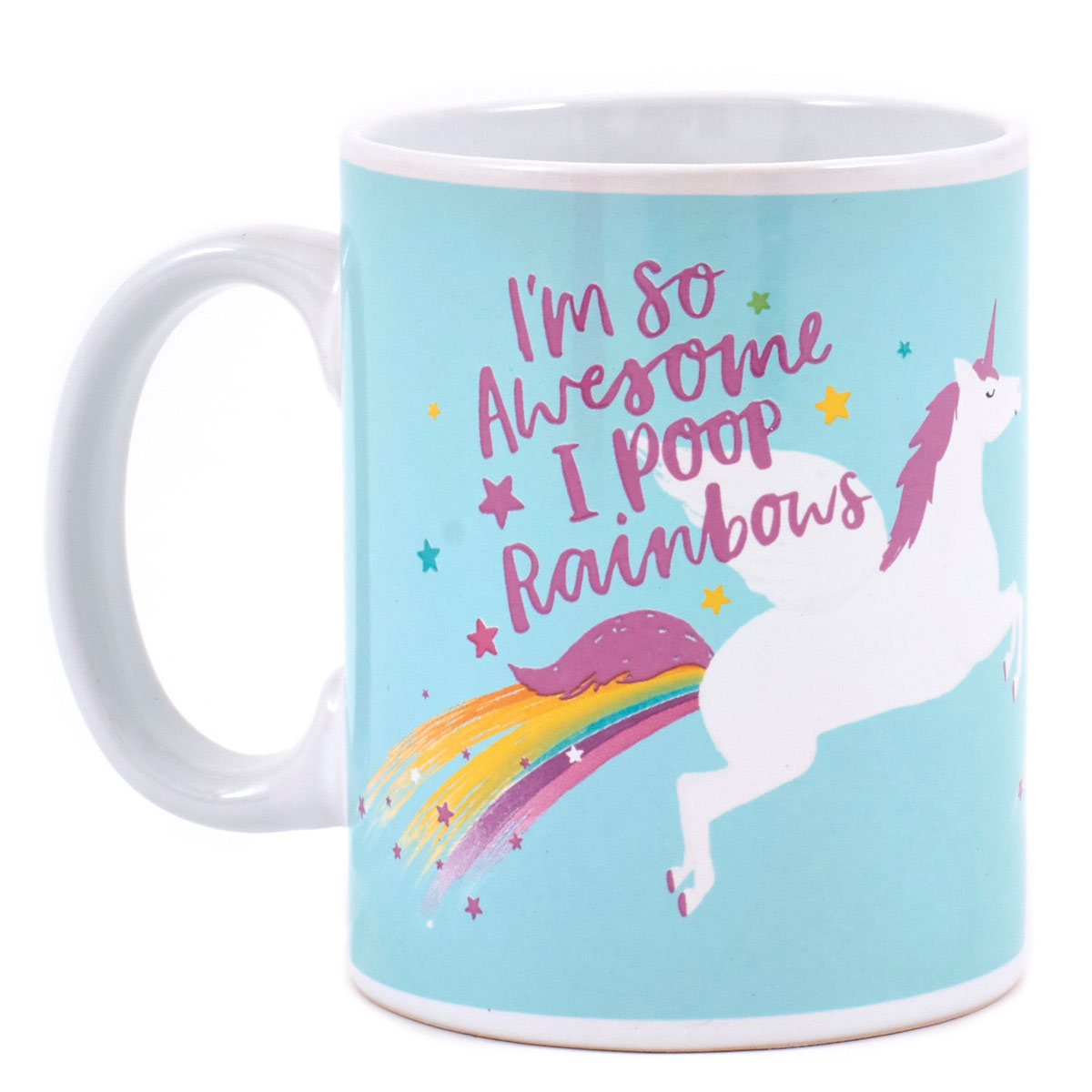 I'm So Awesome I Poop Rainbows Unicorn Mug