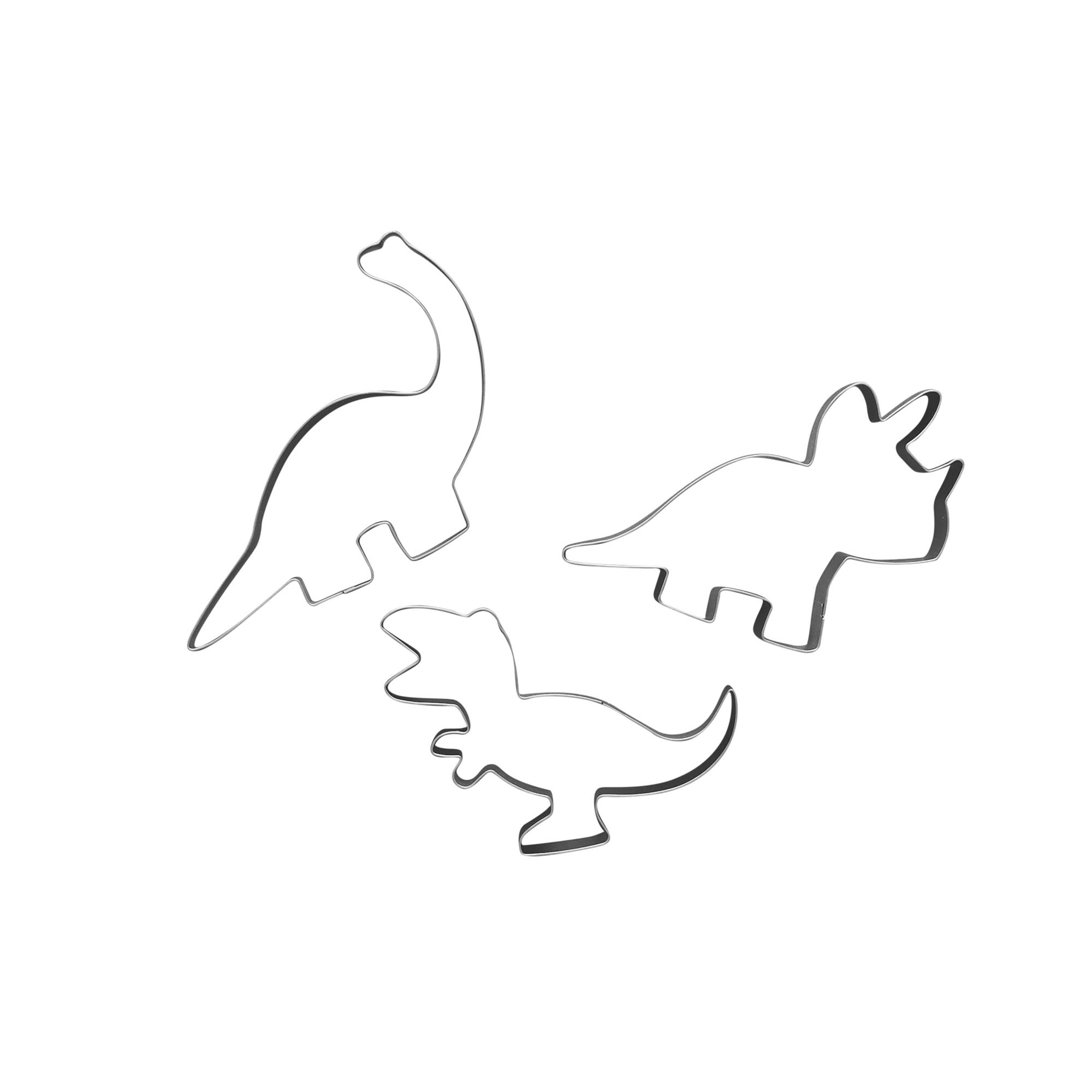 Dinosaur Cookie Cutters - Pack of 3