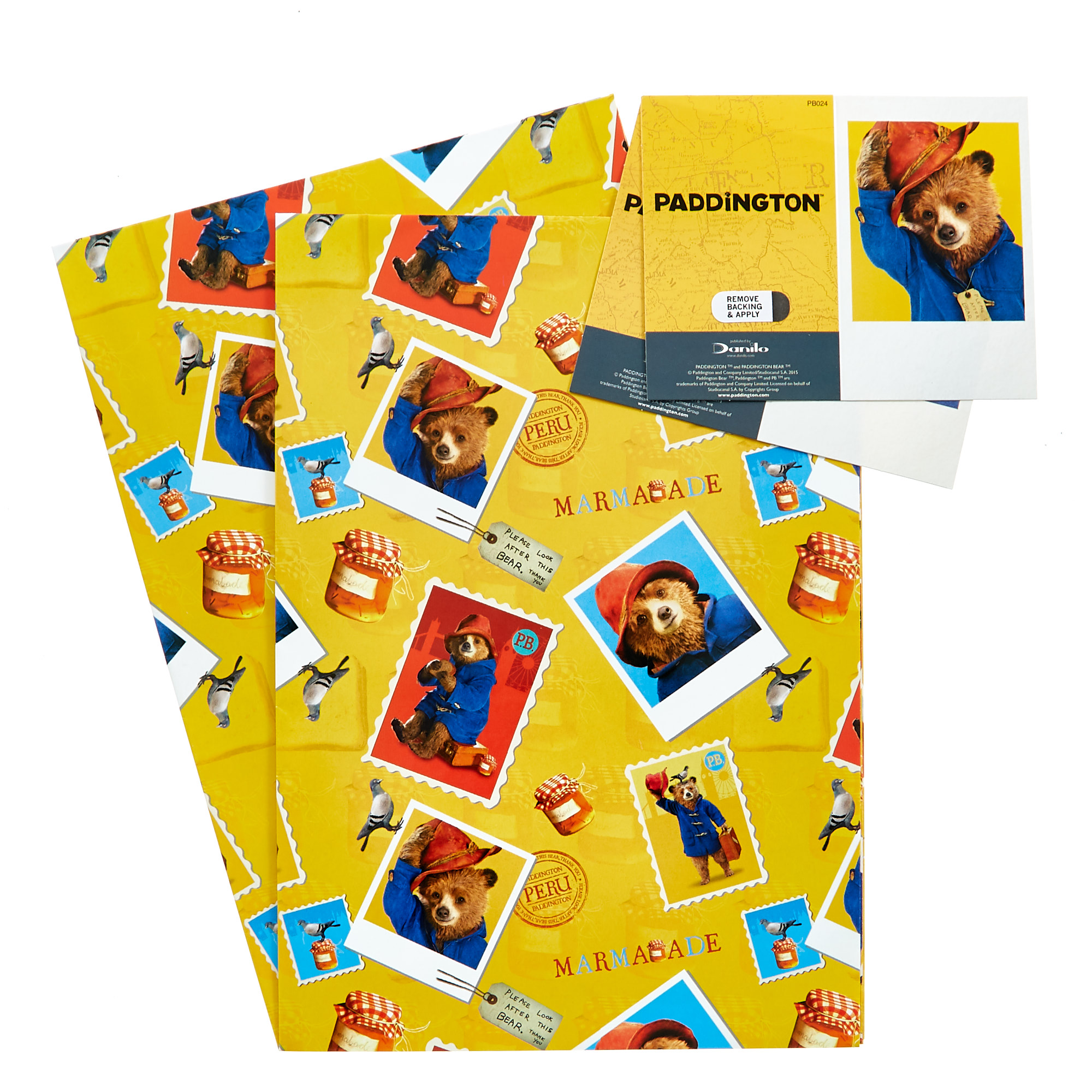 Paddington Wrapping Paper & Gift Tags - Pack Of 2 