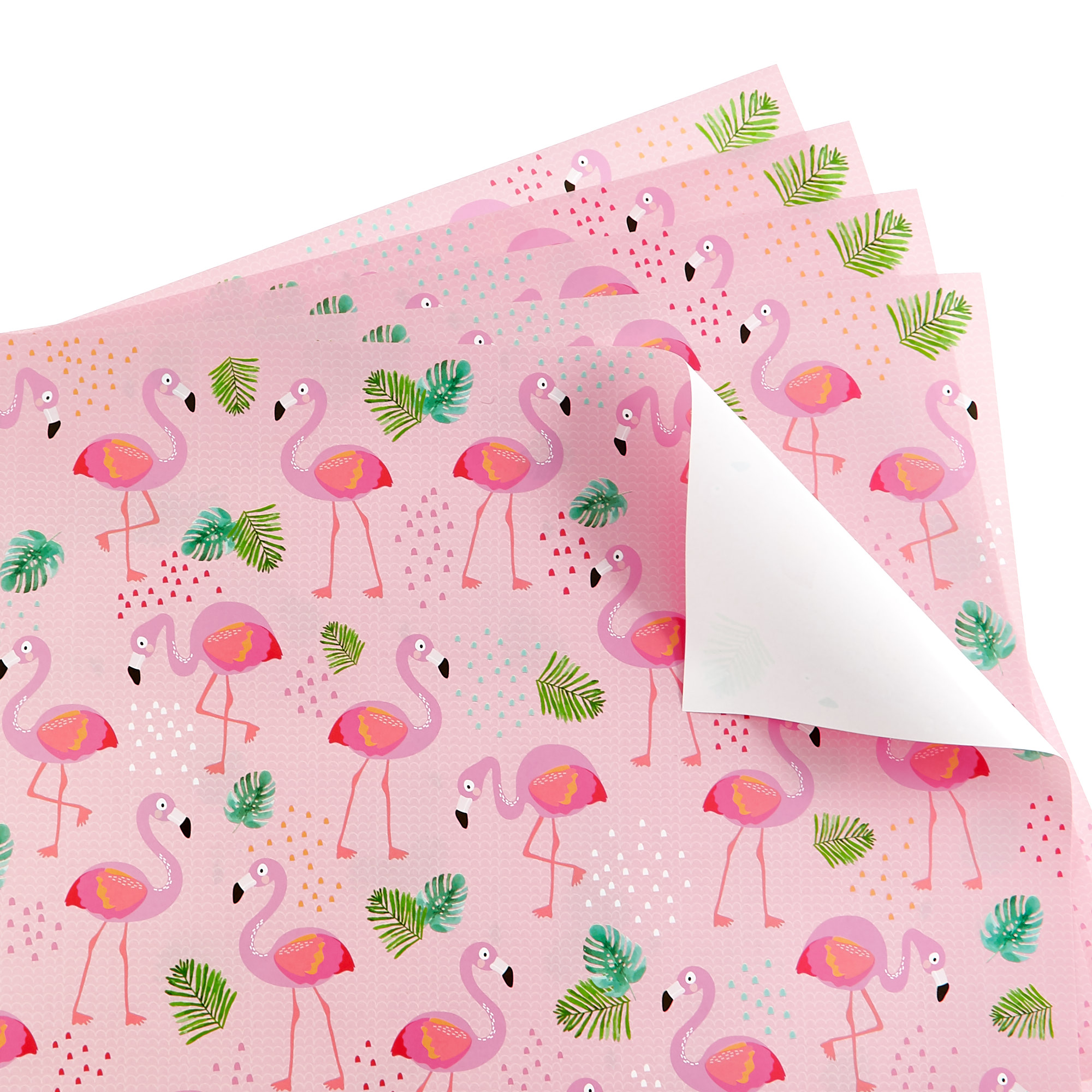 Flamingo Wrapping Paper - 24 Sheets