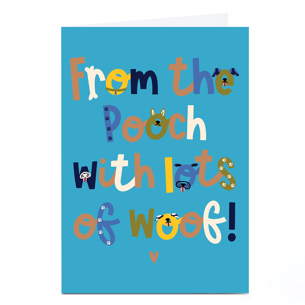 Father's Day Card - From The Pooch With Lots Of Woof