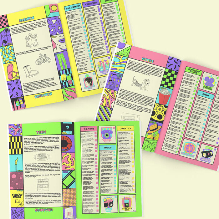 Personalised 1990s Nostalgia Survival Book - Paperback