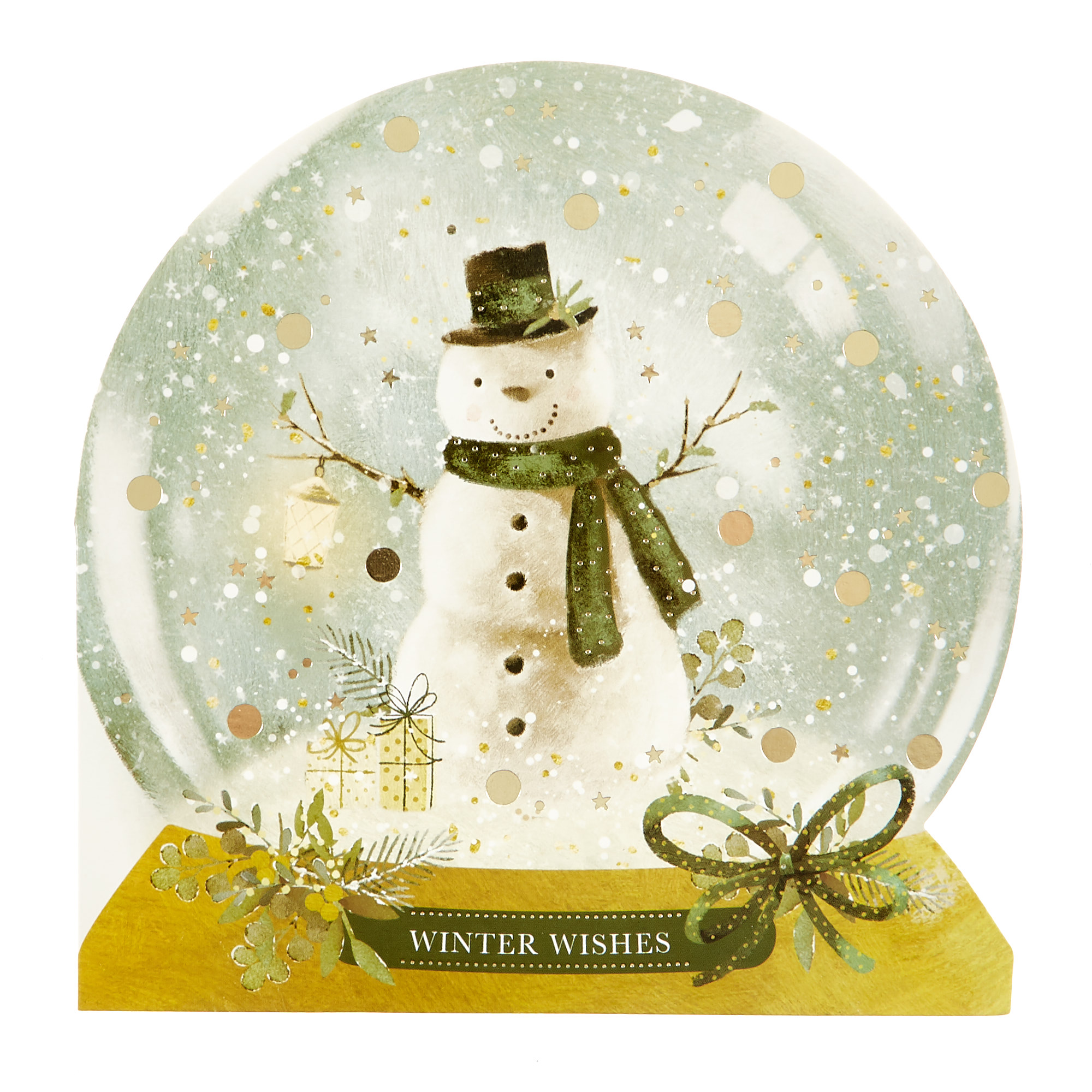 16 Charity Christmas Cards - Snow Globes (2 Designs)