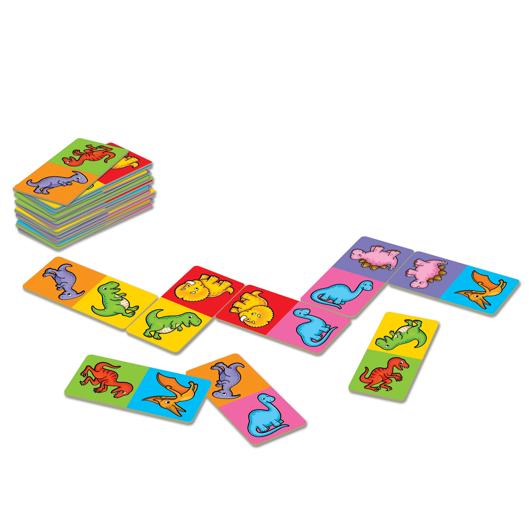 Dinosaur Dominoes Matching Game