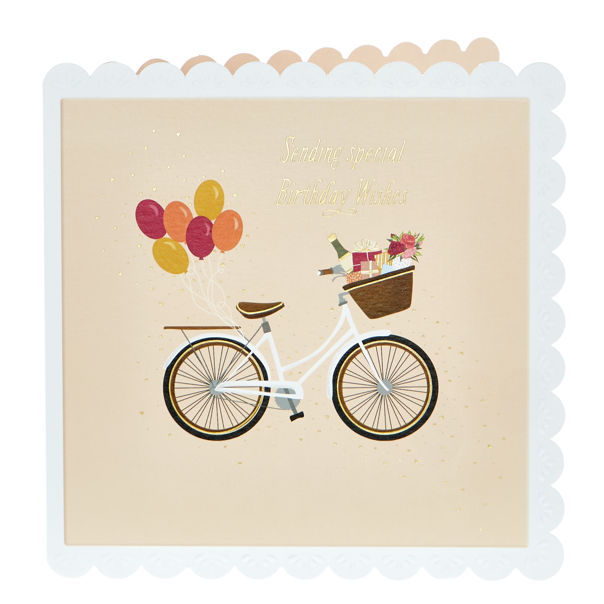 Birthday Card - Special Wishes, Bike
