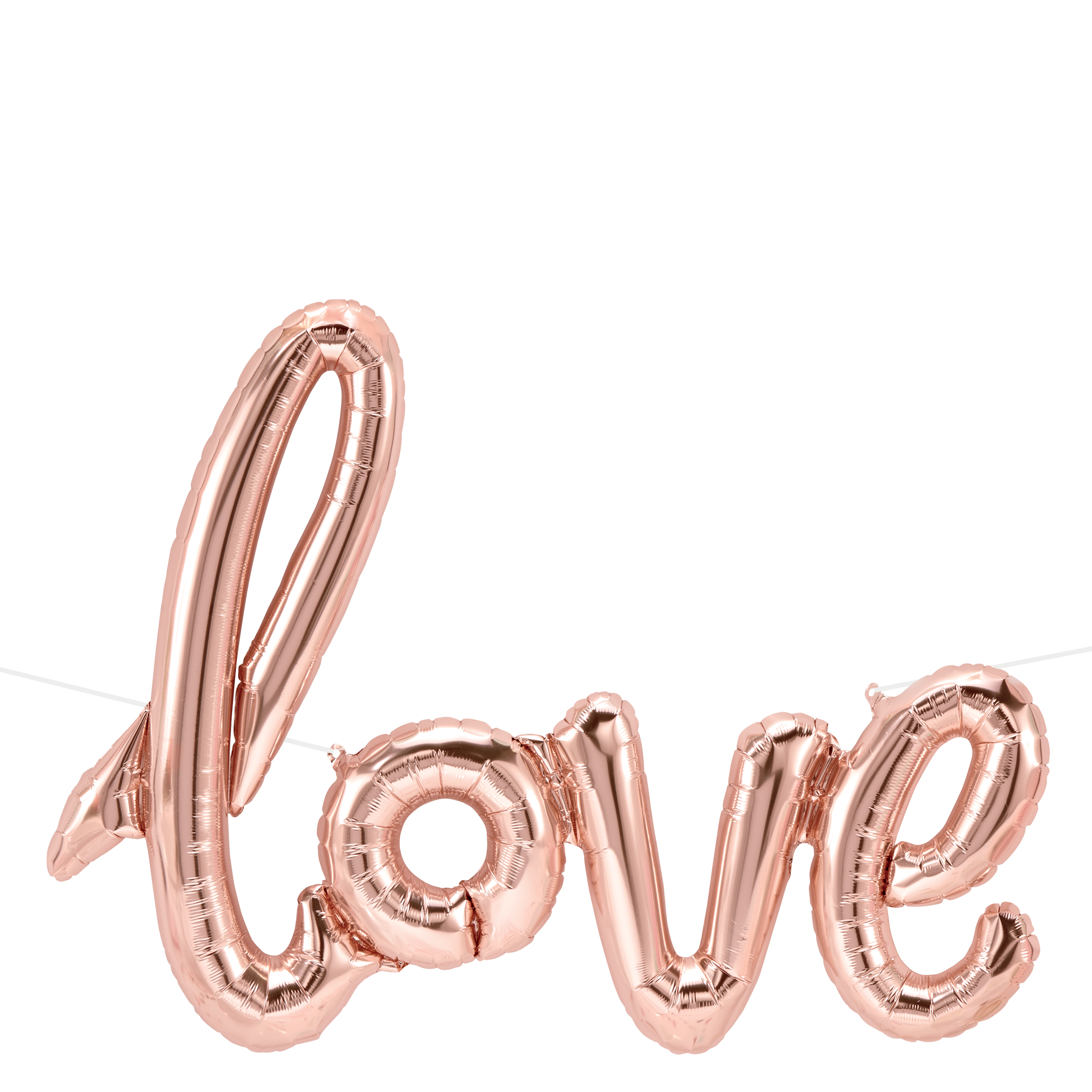 40-Inch Rose Gold Script Balloon - Love