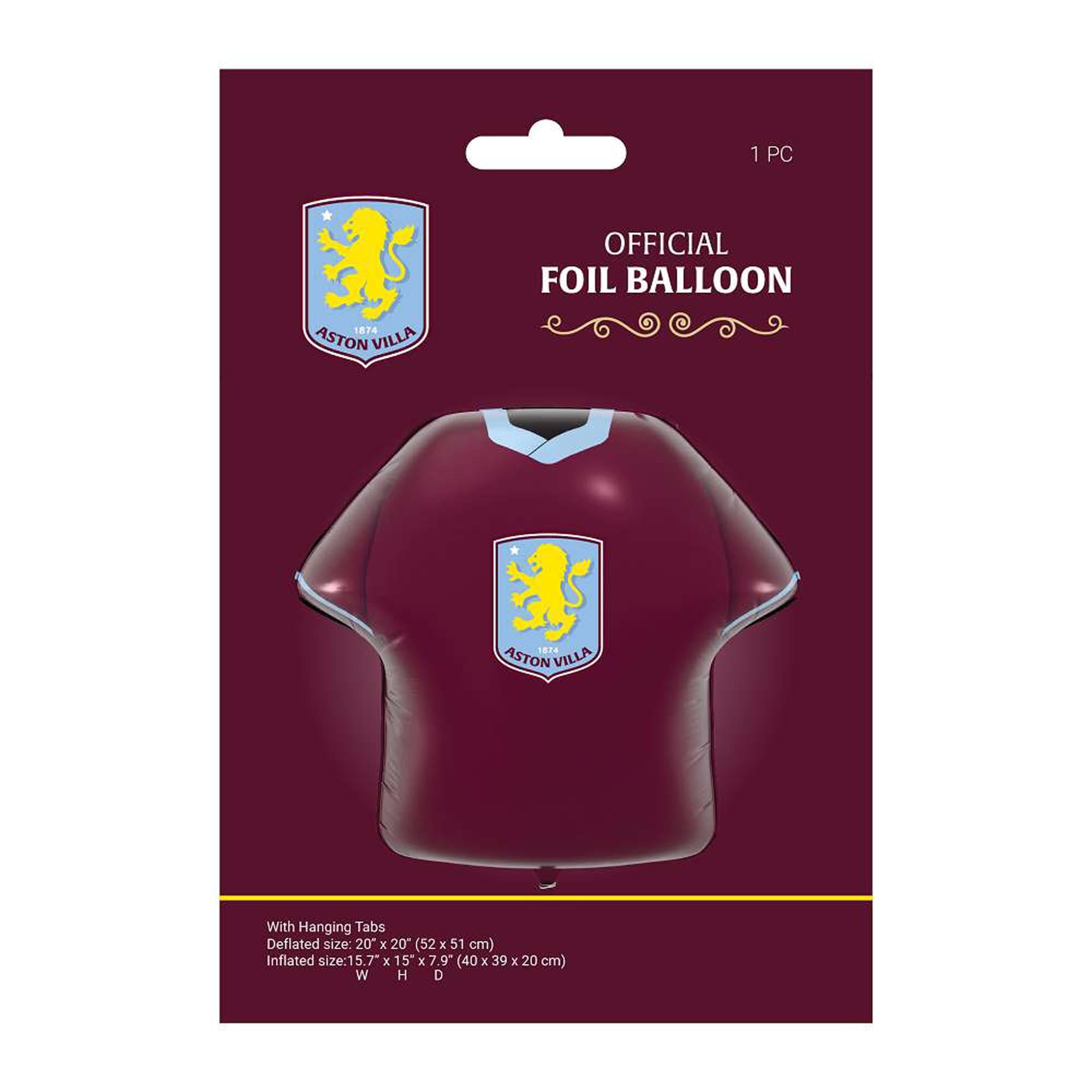 Aston Villa FC 20-Inch Football Shirt Balloon