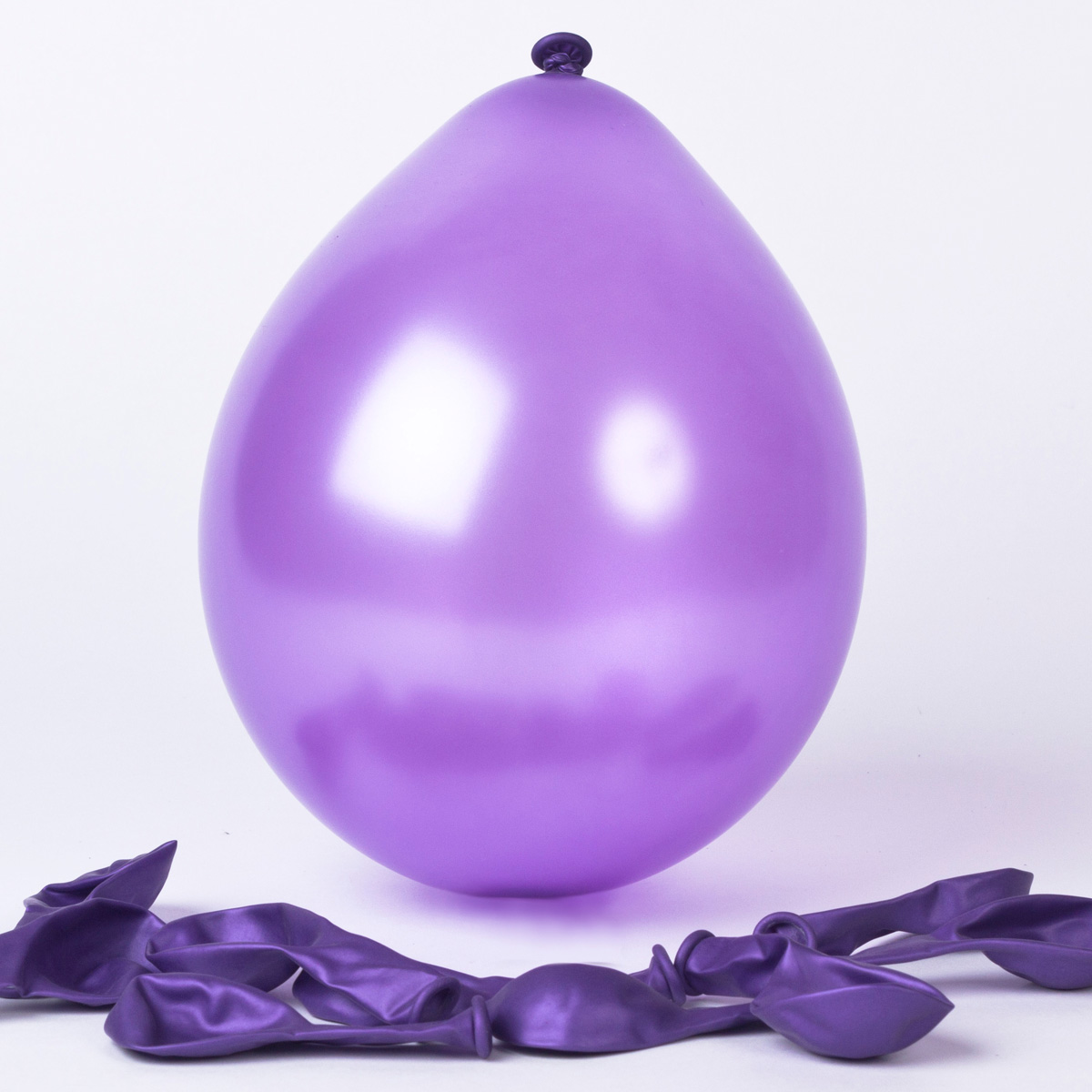 Lavender Small Air-fill Latex Balloons - Pack Of 10