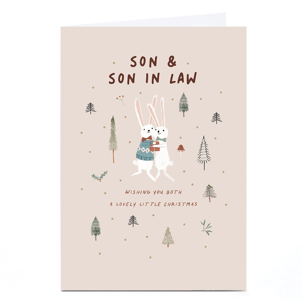 Christmas Card - Son & Son In Law