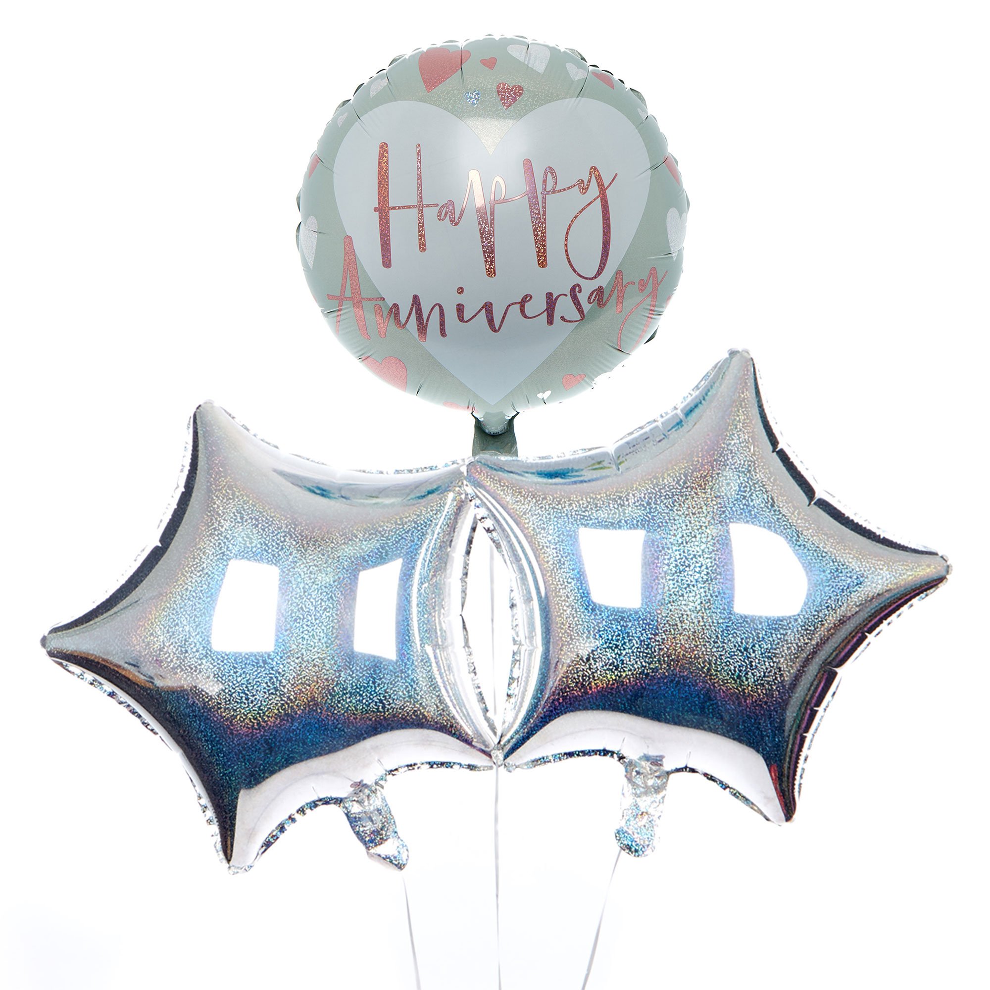 Happy Anniversary Balloon Bouquet - DELIVERED INFLATED!
