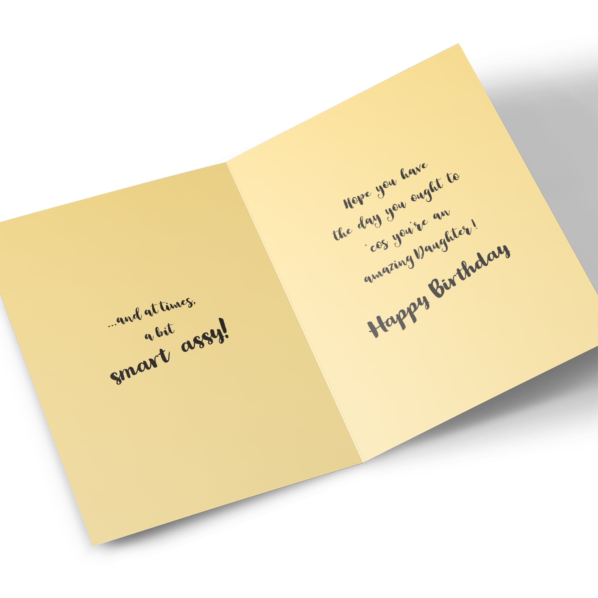 Birthday Card - Sassy Classy Polka Dots, Daughter