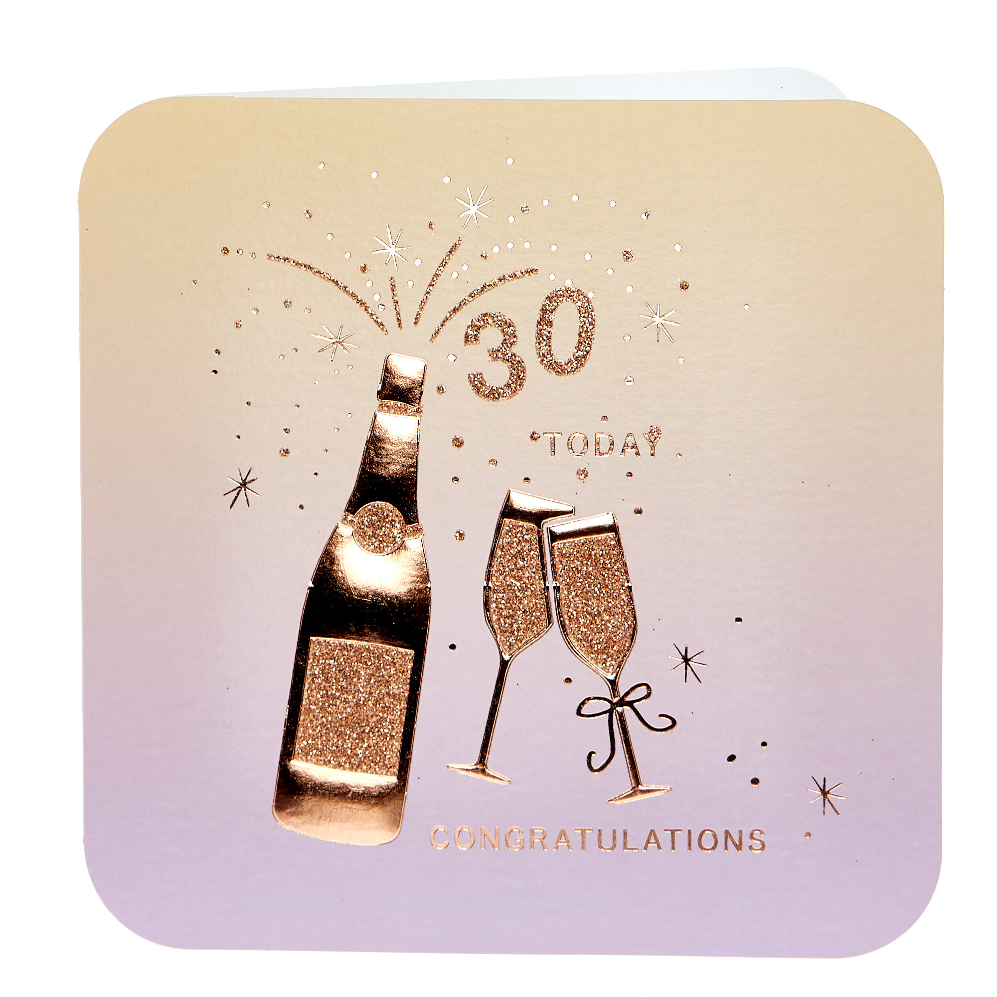 30th Birthday Card - Congratulations