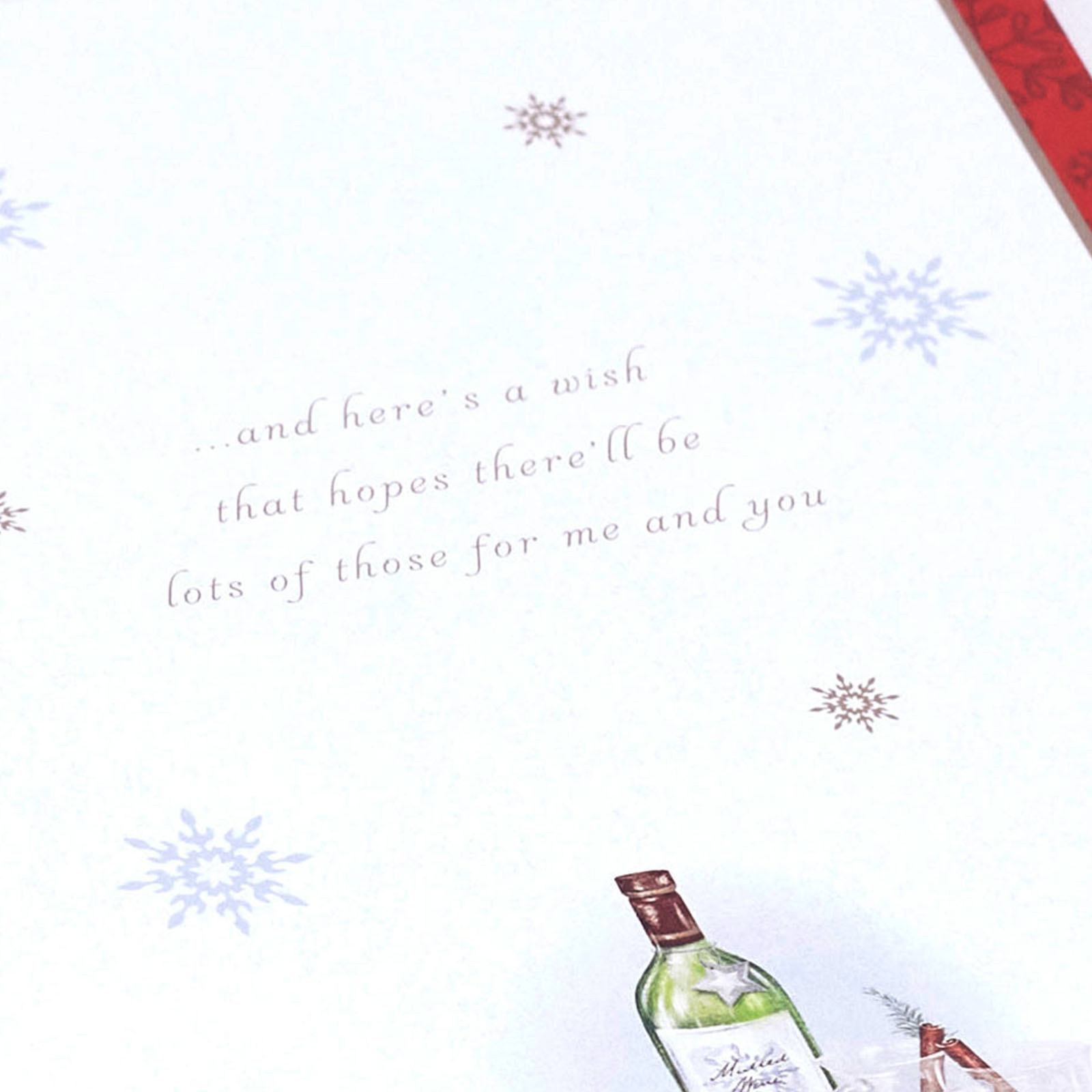 Christmas Card - Wonderful Husband, Mulled Wine