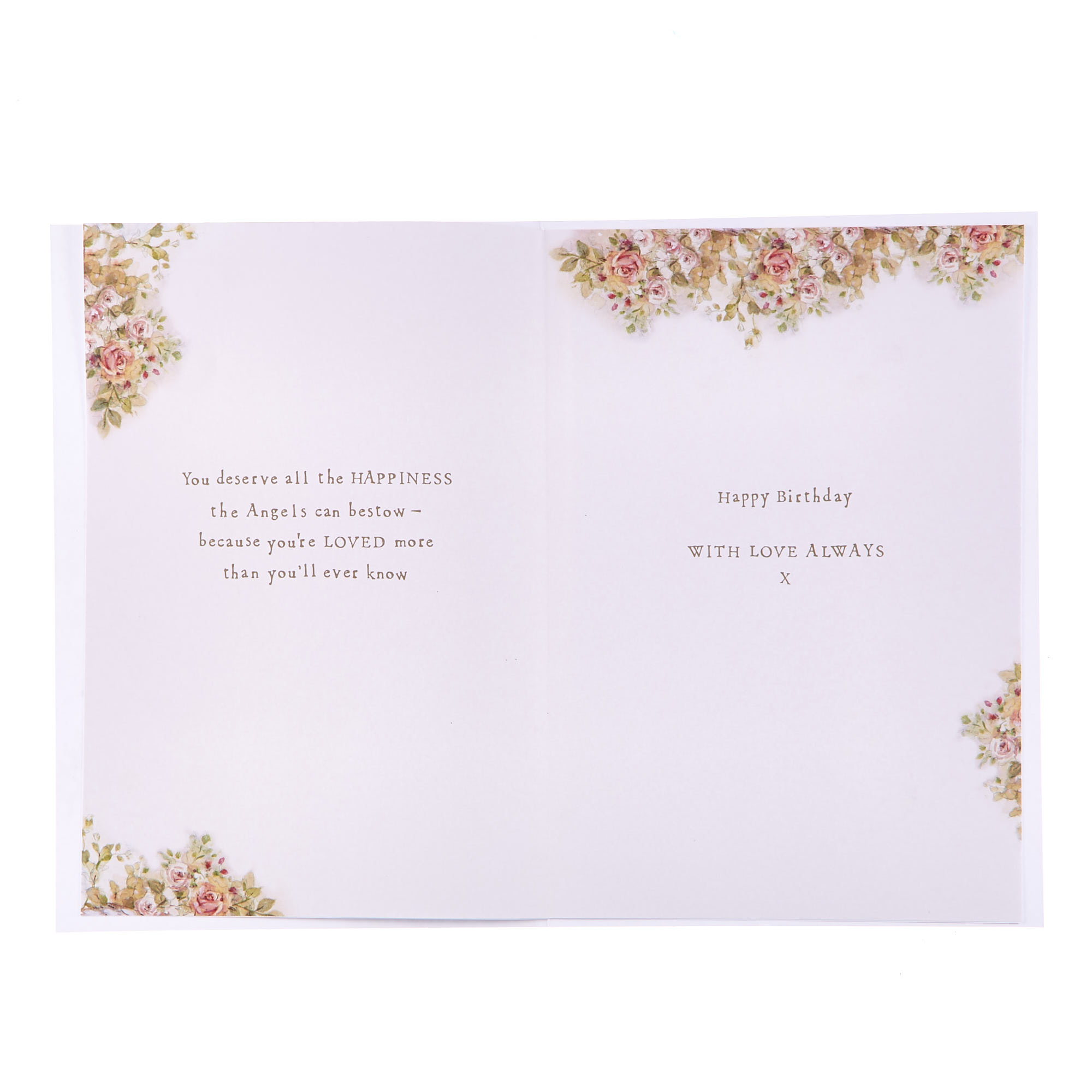 Birthday Card - Special Granddaughter Angels