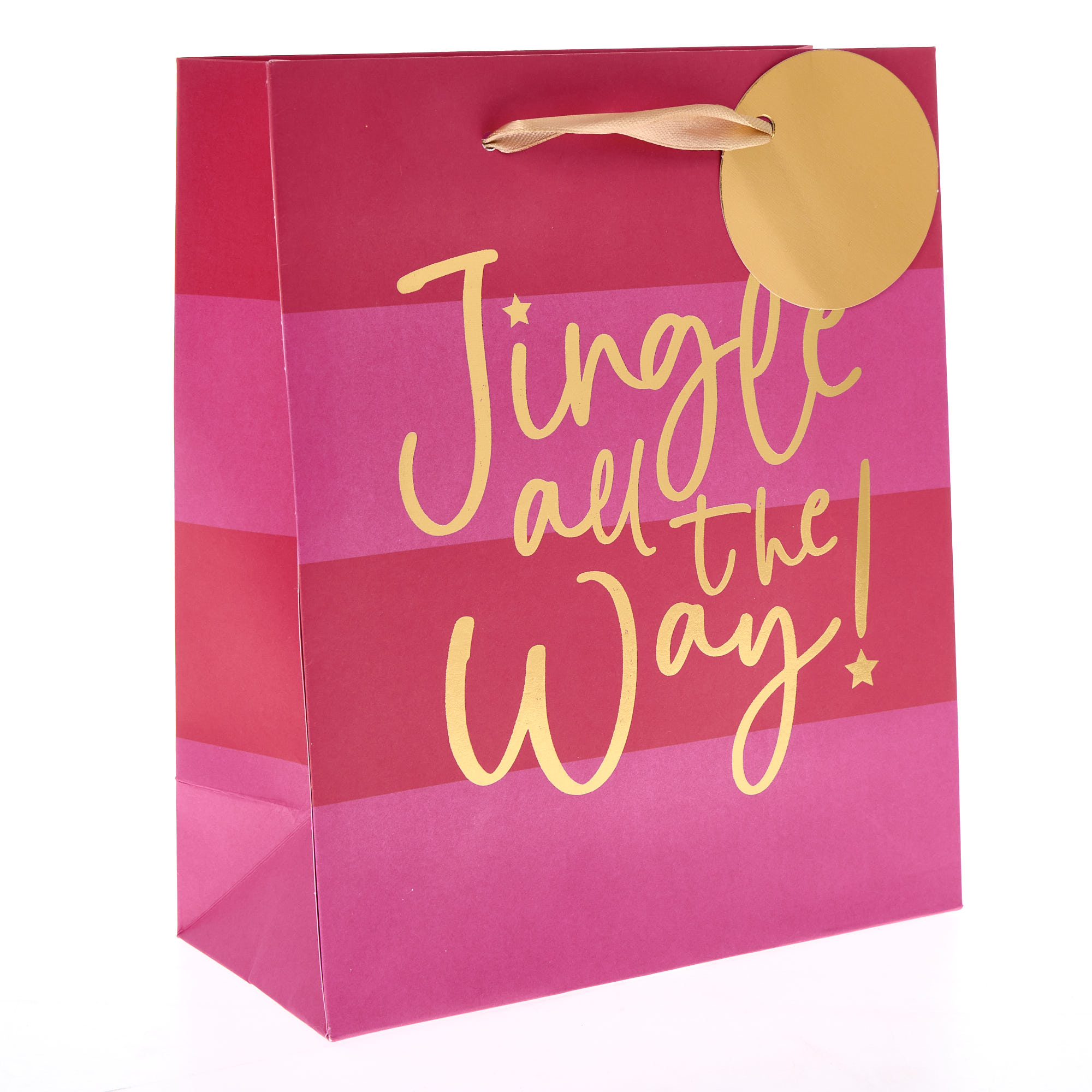 Image of Jingle All The Way Medium Portrait Christmas Gift Bag