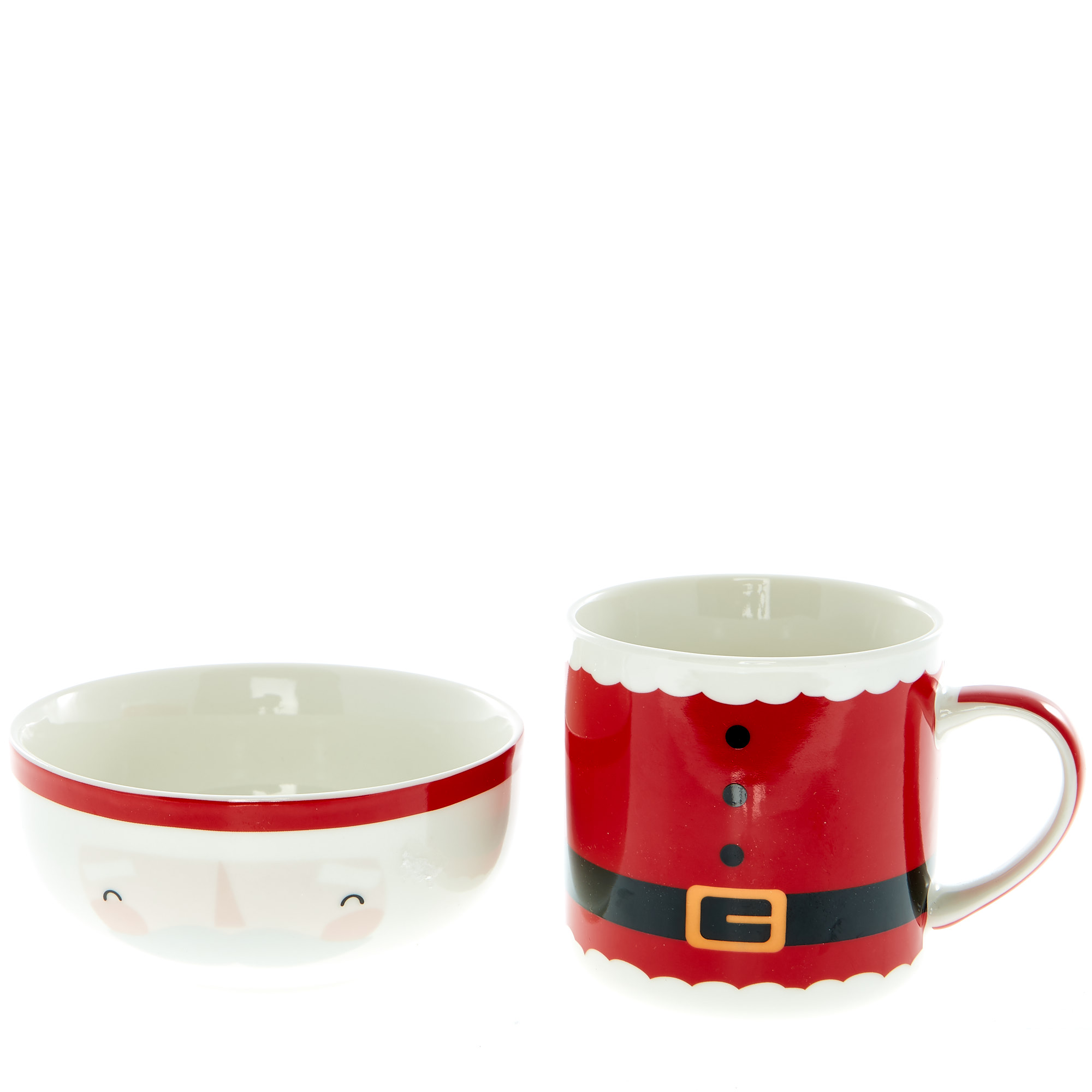 Santa Christmas Morning Breakfast Set