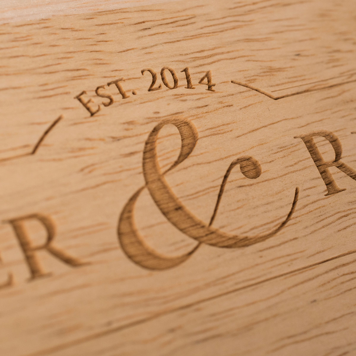 Personalised Engraved Wooden Heart Large Chopping Board