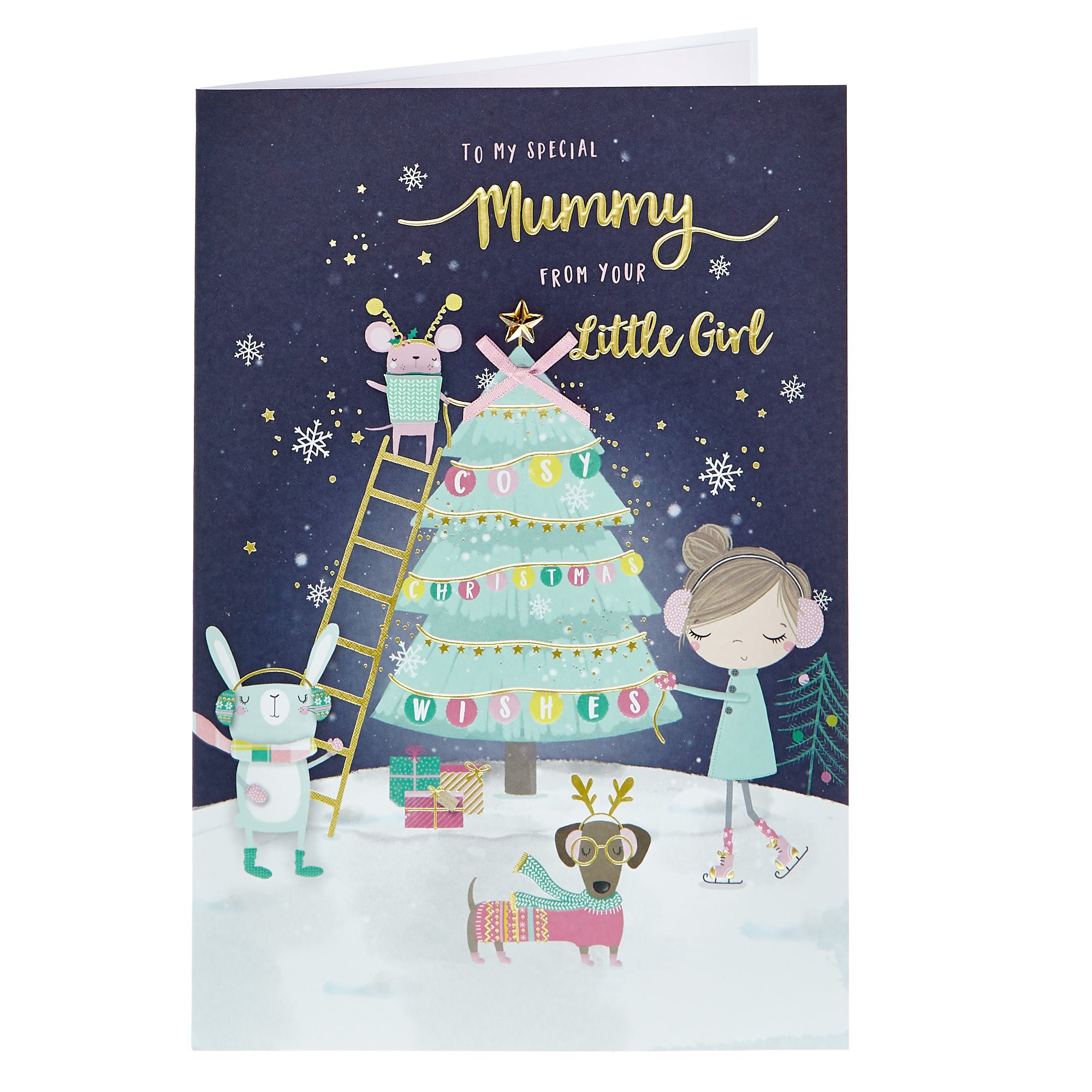 Buy Christmas Card Mummy From Your Little Girl for GBP 1.99 Card