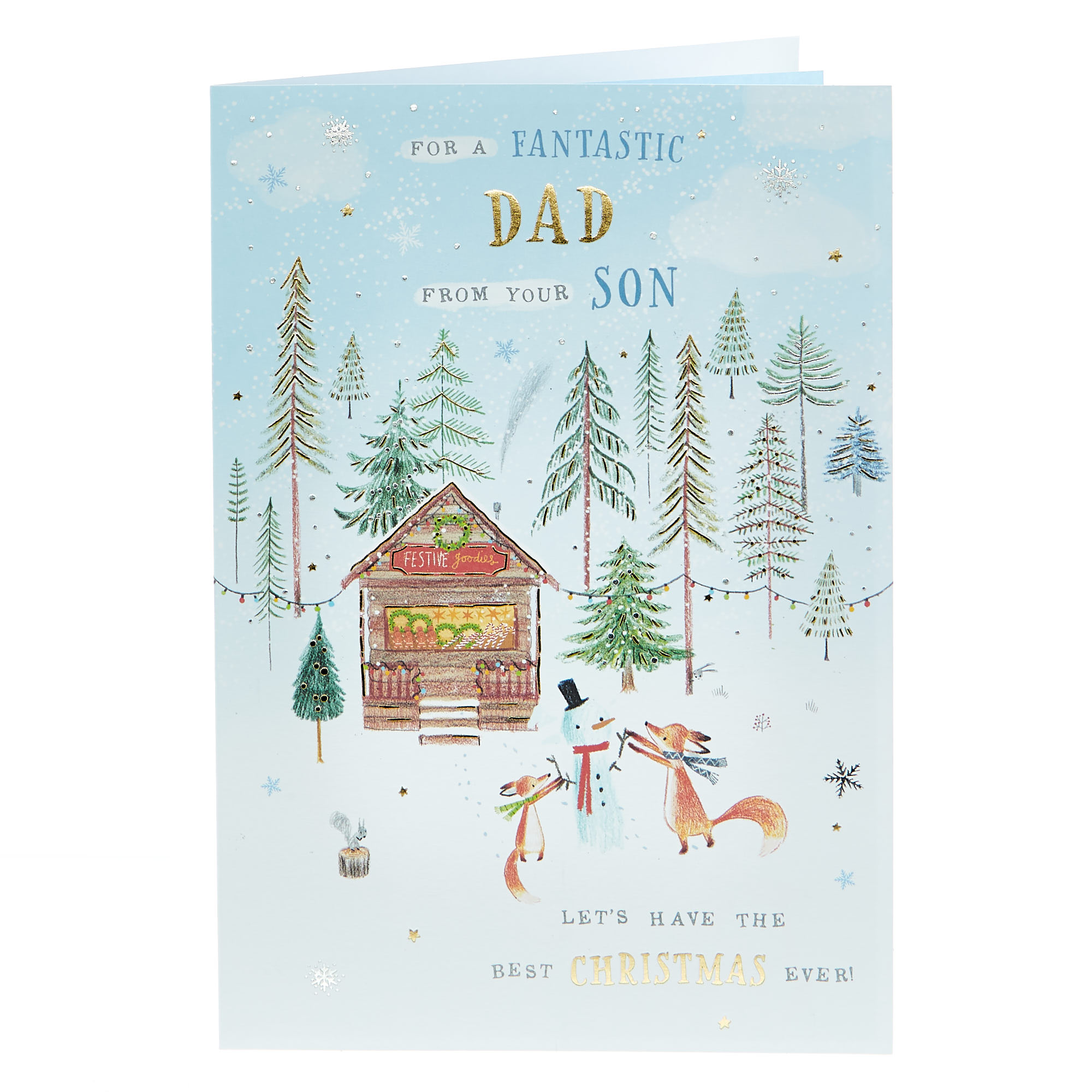 Christmas Card - Fantastic Dad From Son