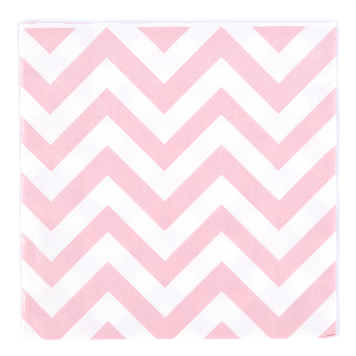 Pink Spots & Chevrons Party Tableware & Decoration Bundle - 16 Guests