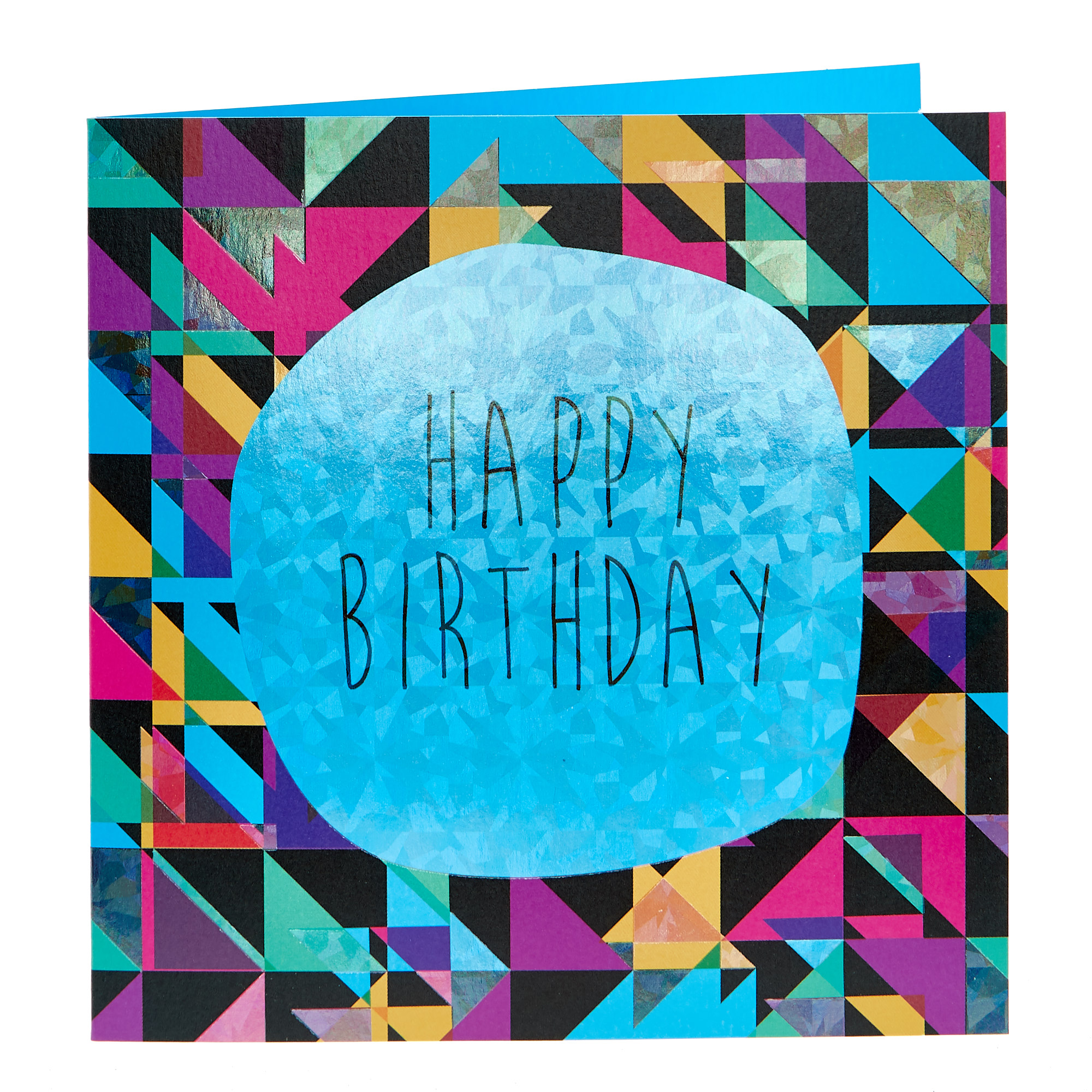 Birthday Card - Colourful Geometic