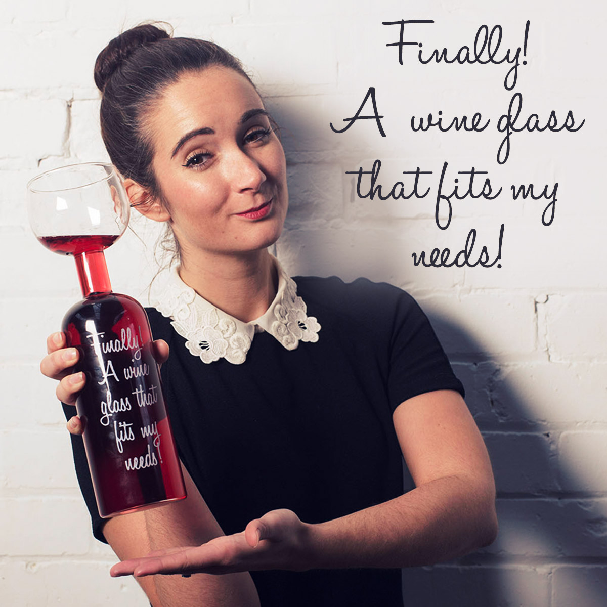 Finally, A Wine Glass That Fits My Needs - Wine Bottle Glass