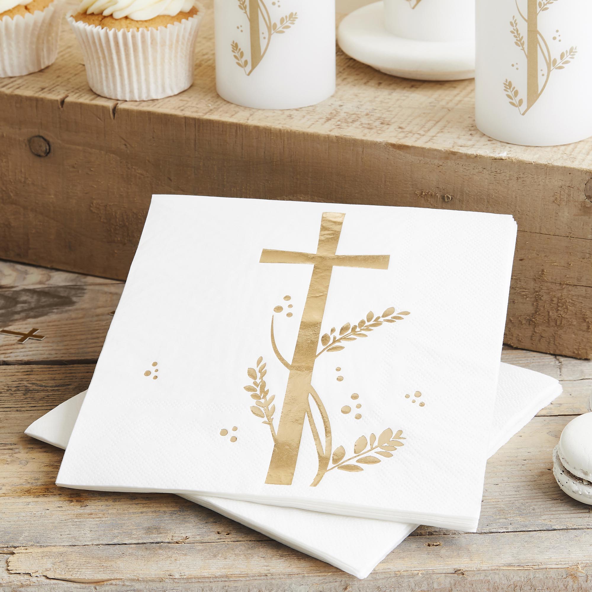 Communion Paper Napkins - Pack of 16