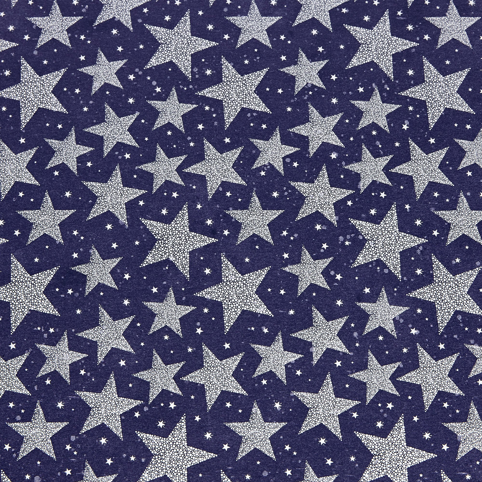 Navy & Silver Christmas Wrapping Paper & Accessories - 12 Rolls