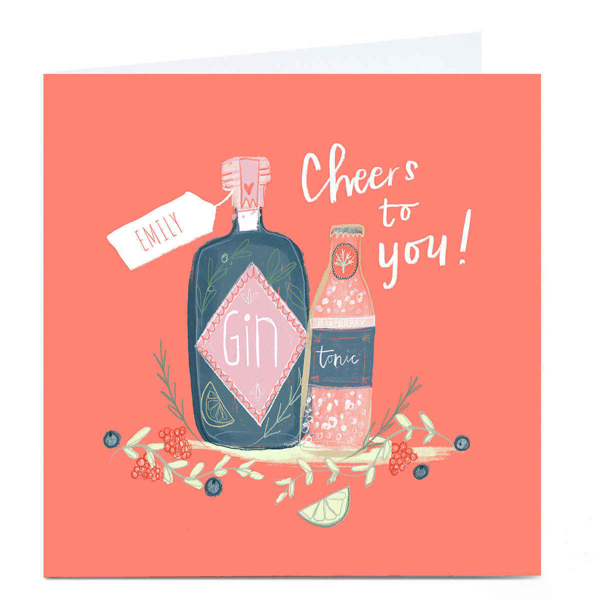 Personalised Emma Valenghi Card - Gin & Tonic