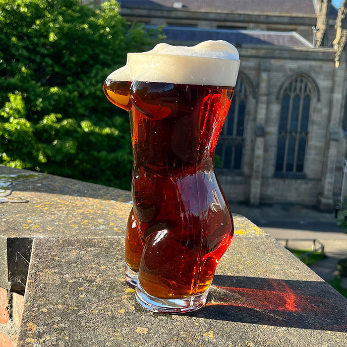 Cheeky Torso Glass & Ornament