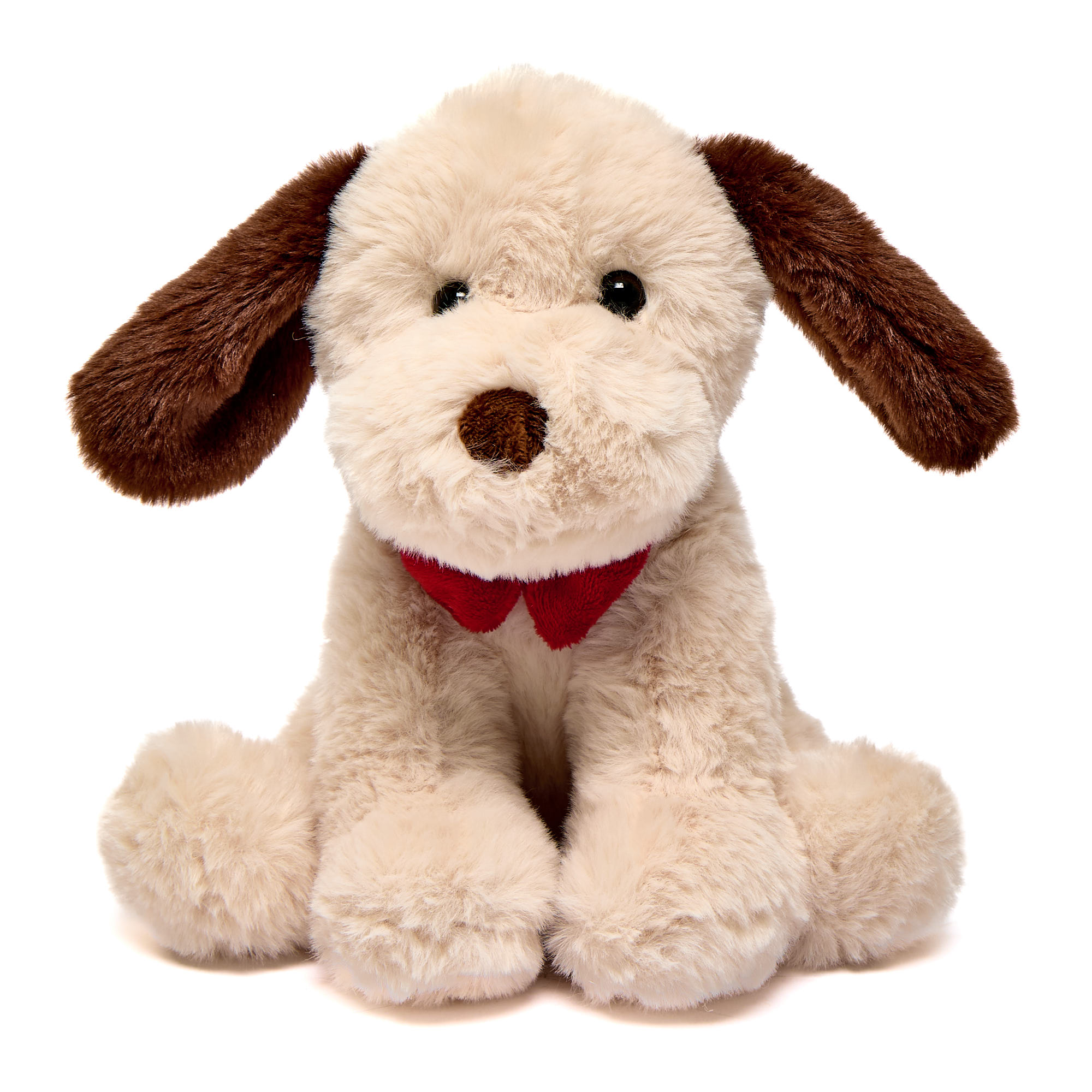 Small Puppy With Bow Soft Toy