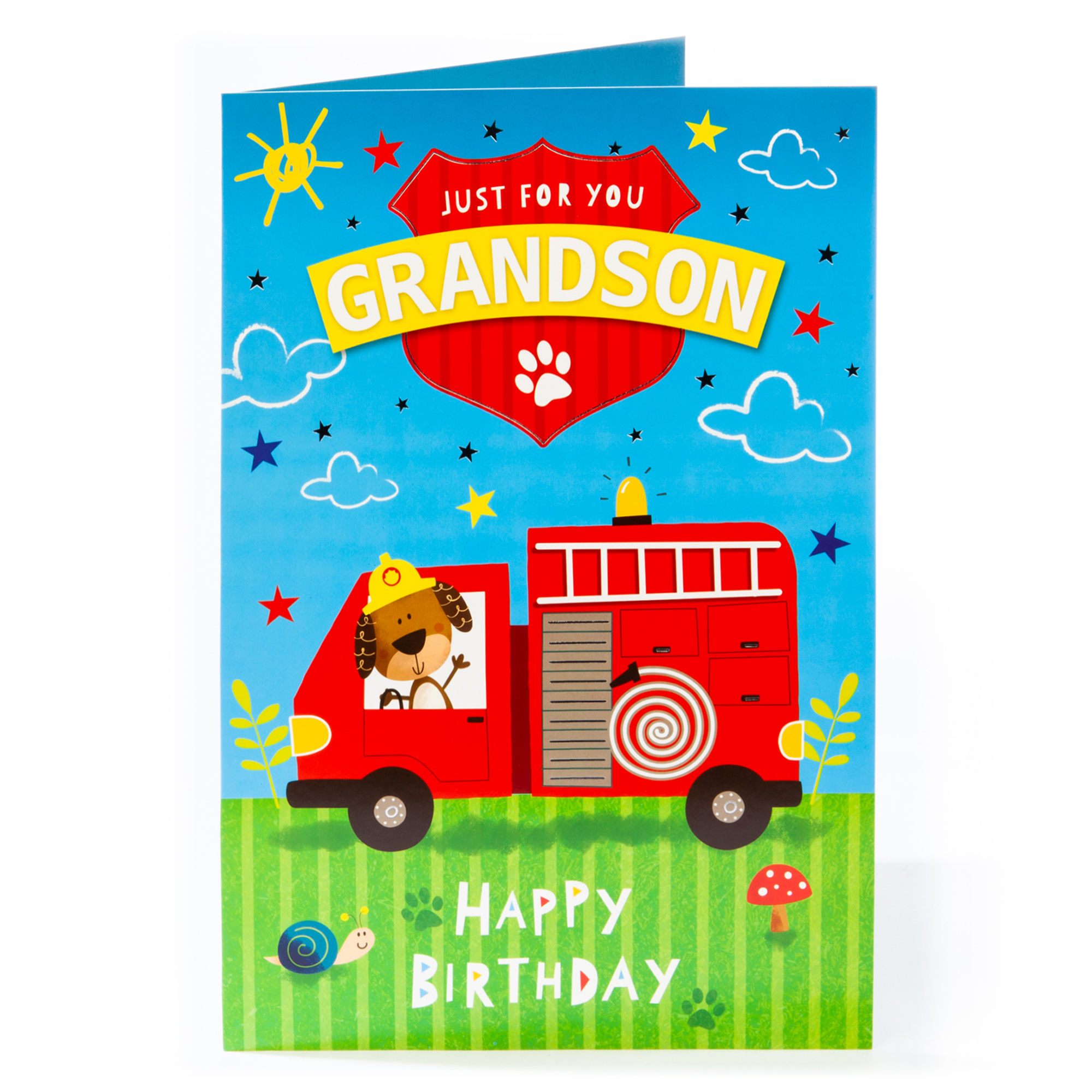 Giant Birthday Card - For You Grandson
