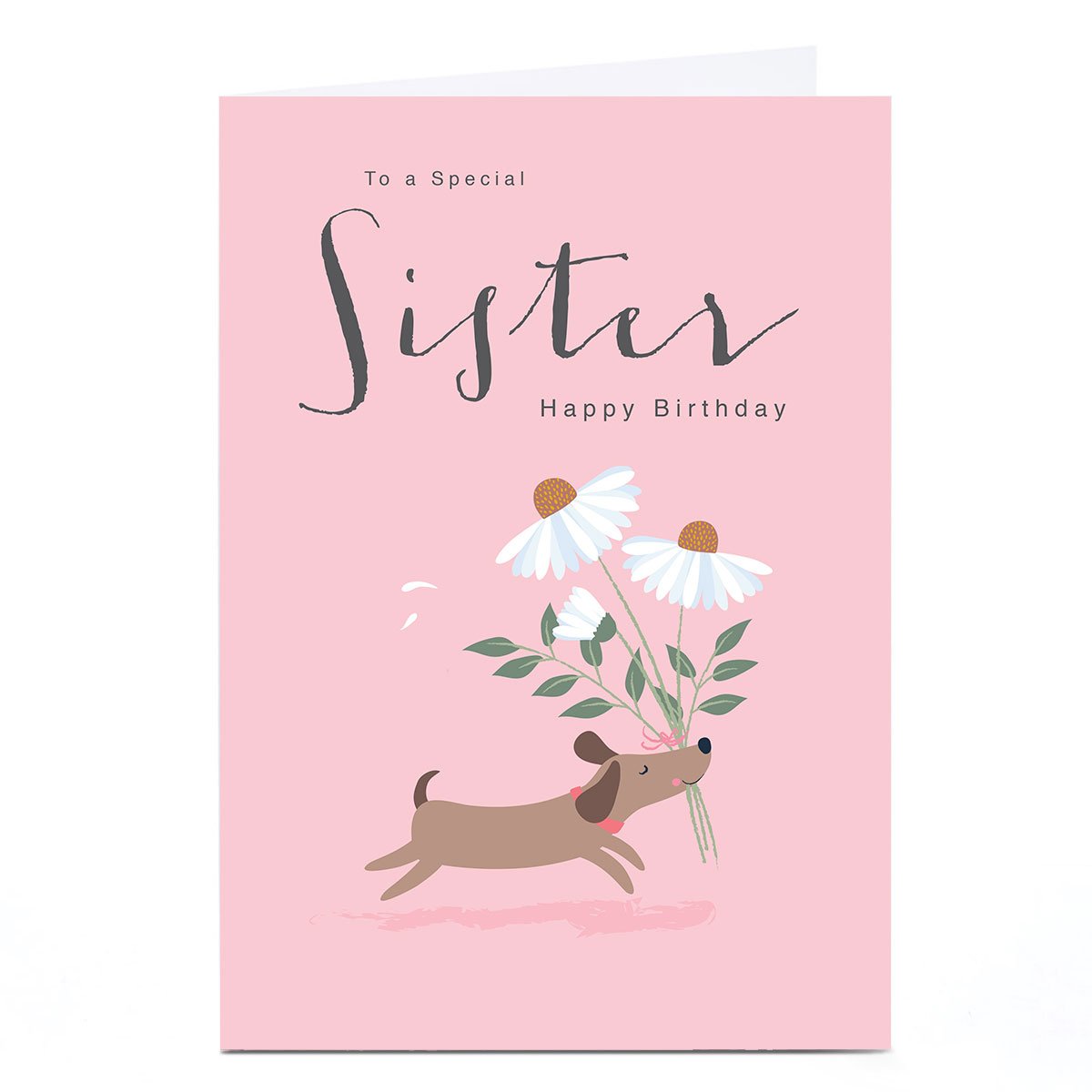 Personalised Klara Hawkins Card - Sister Dog