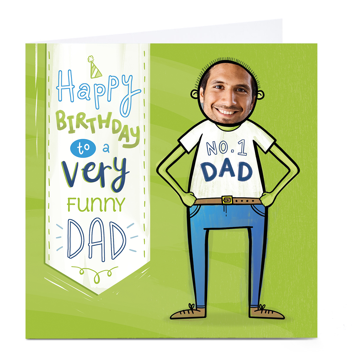 Photo Hannah Edmonds Birthday Card - No.1 Dad