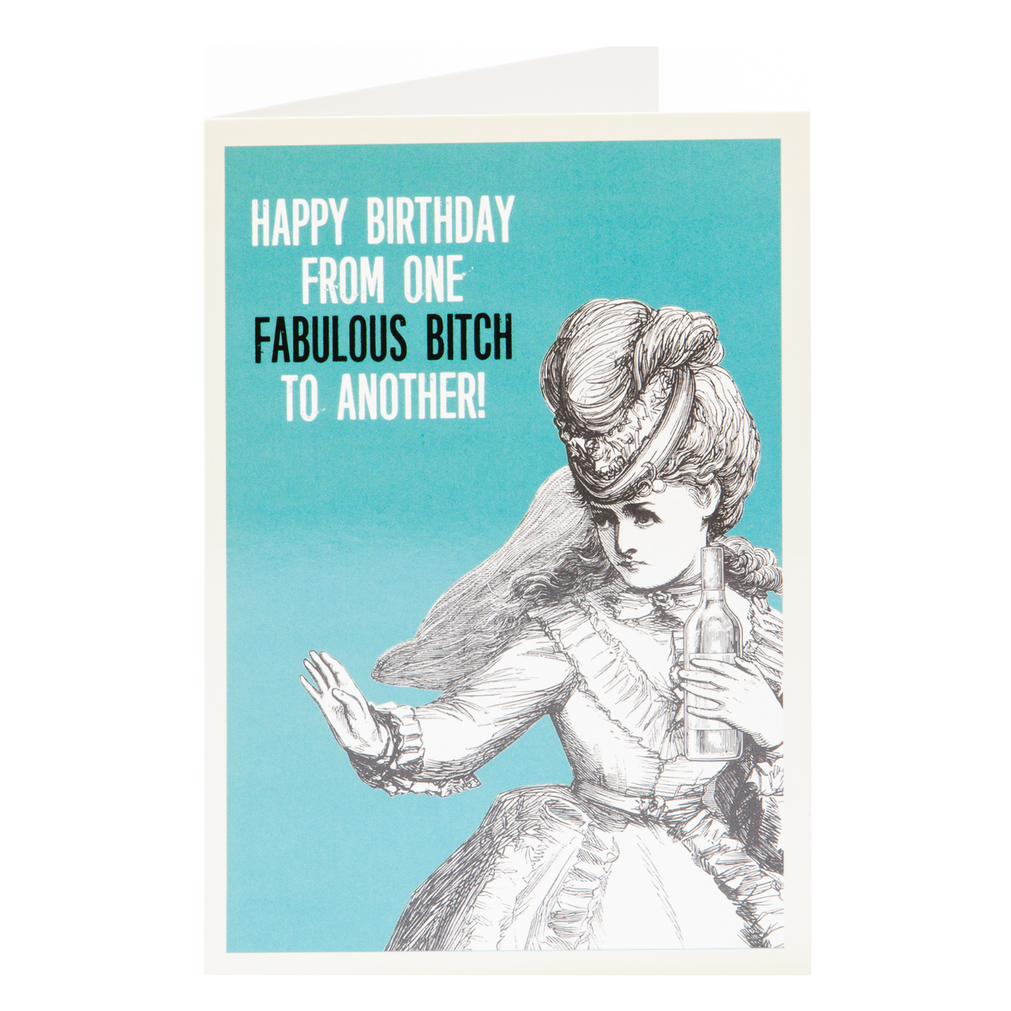 Birthday Card - From One Fabulous B*tch