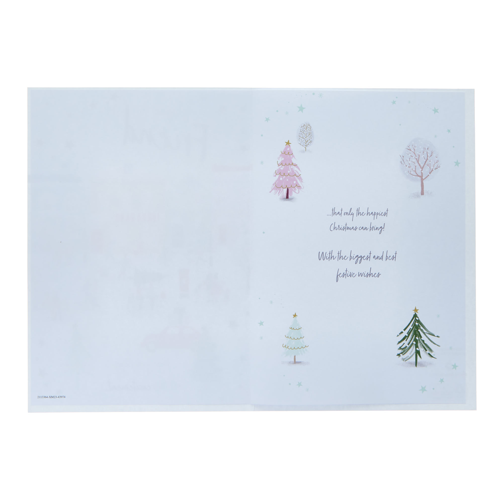 Friend Town Scene Christmas Card