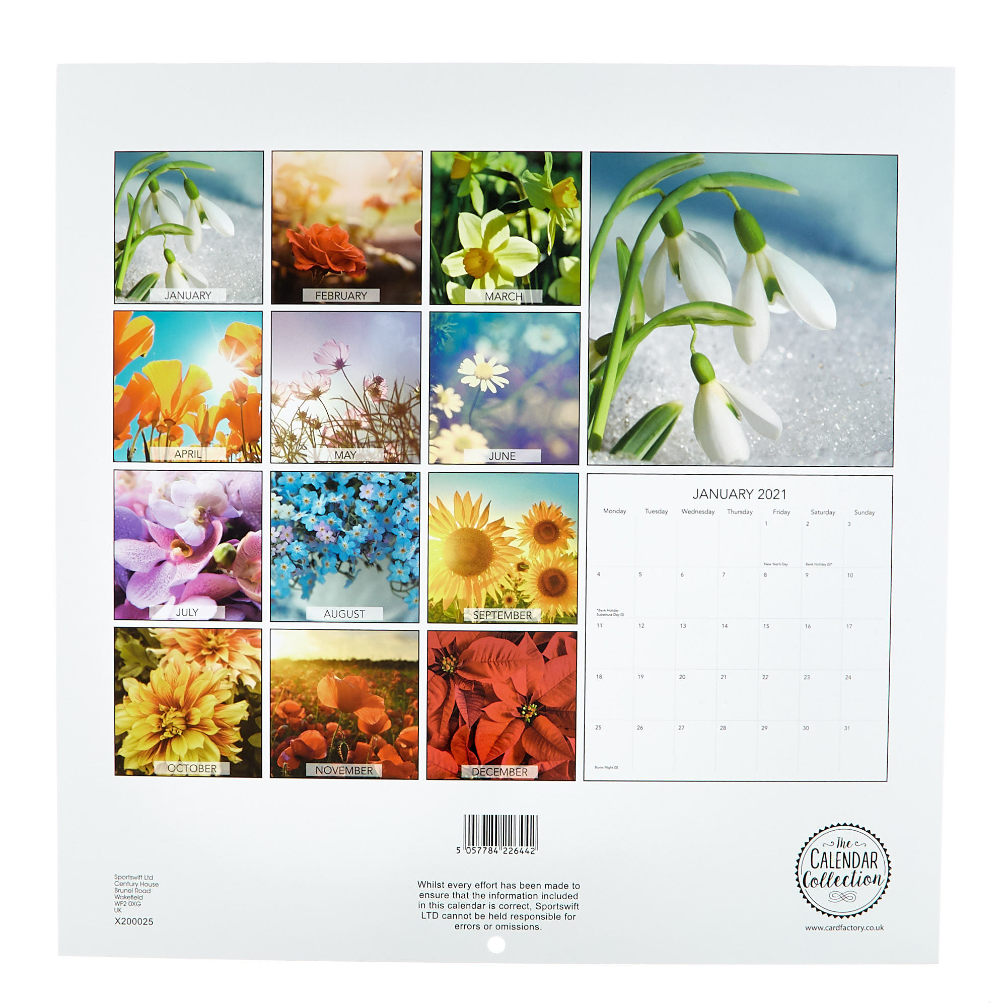 Floral 2021 Calendar