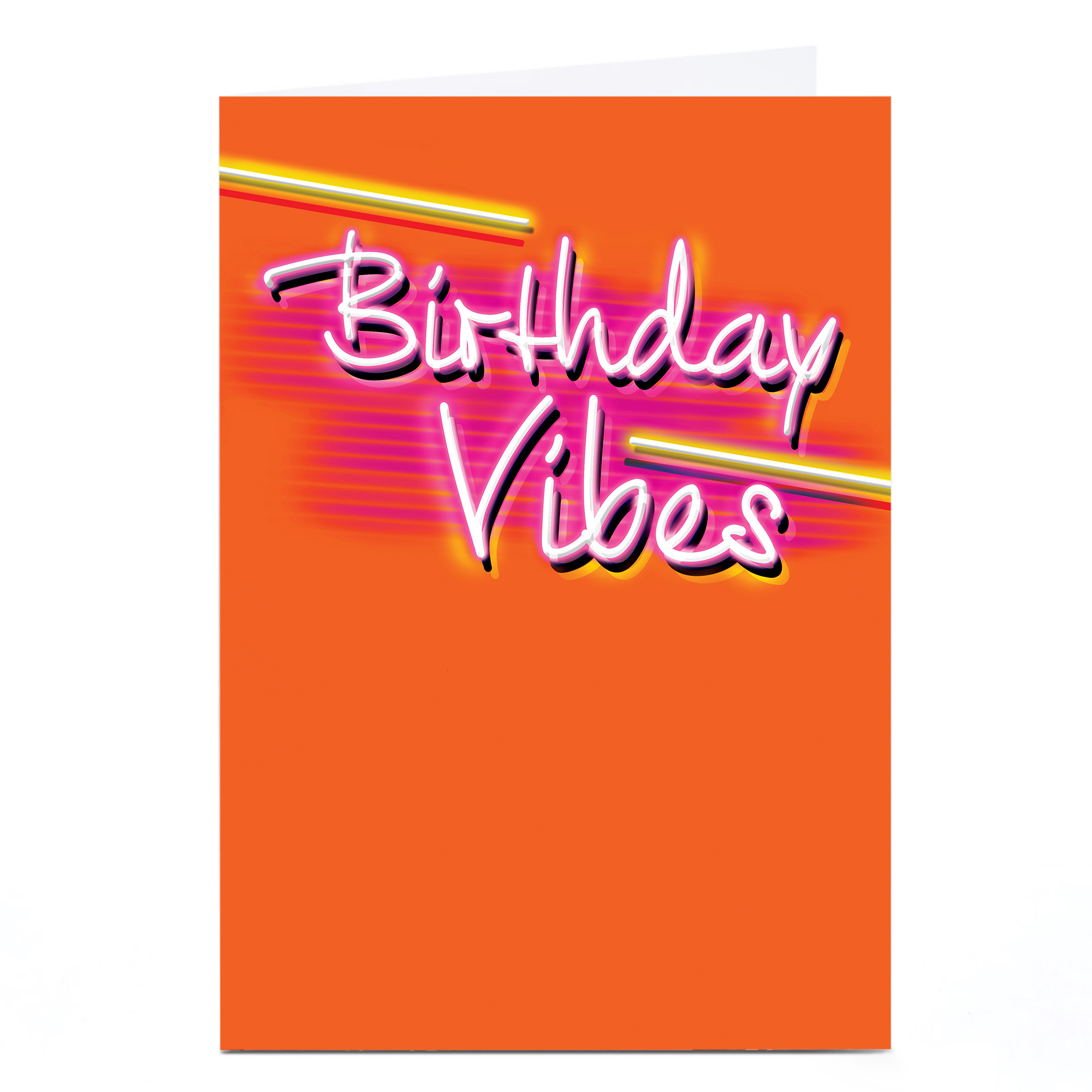 Personalised Summer Vibes Card - Birthday Vibes