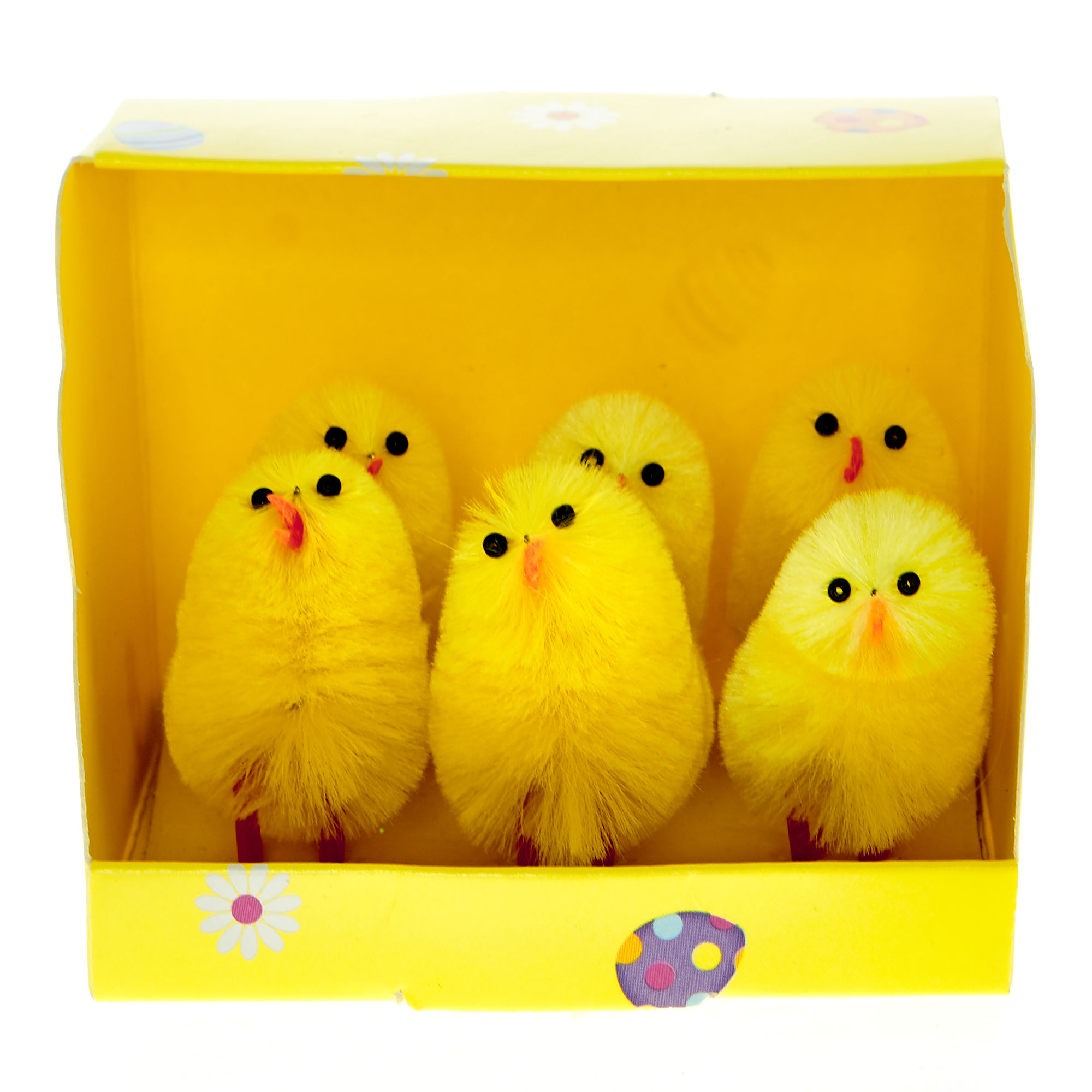 Pack of 6 Yellow Easter Chicks