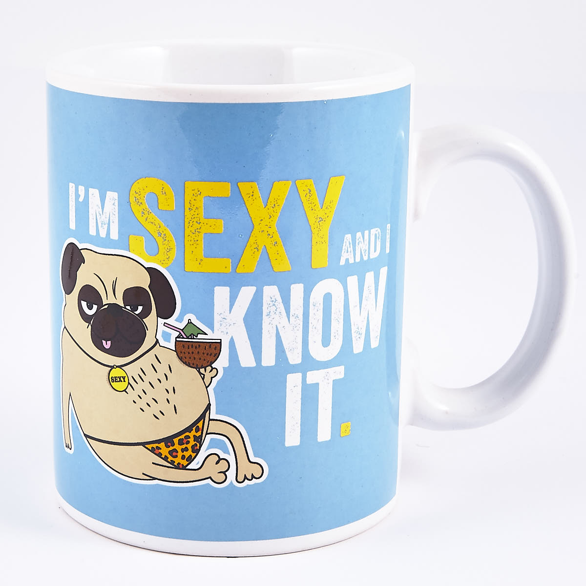 I'm Sexy and I Know It' Large Pug Mug