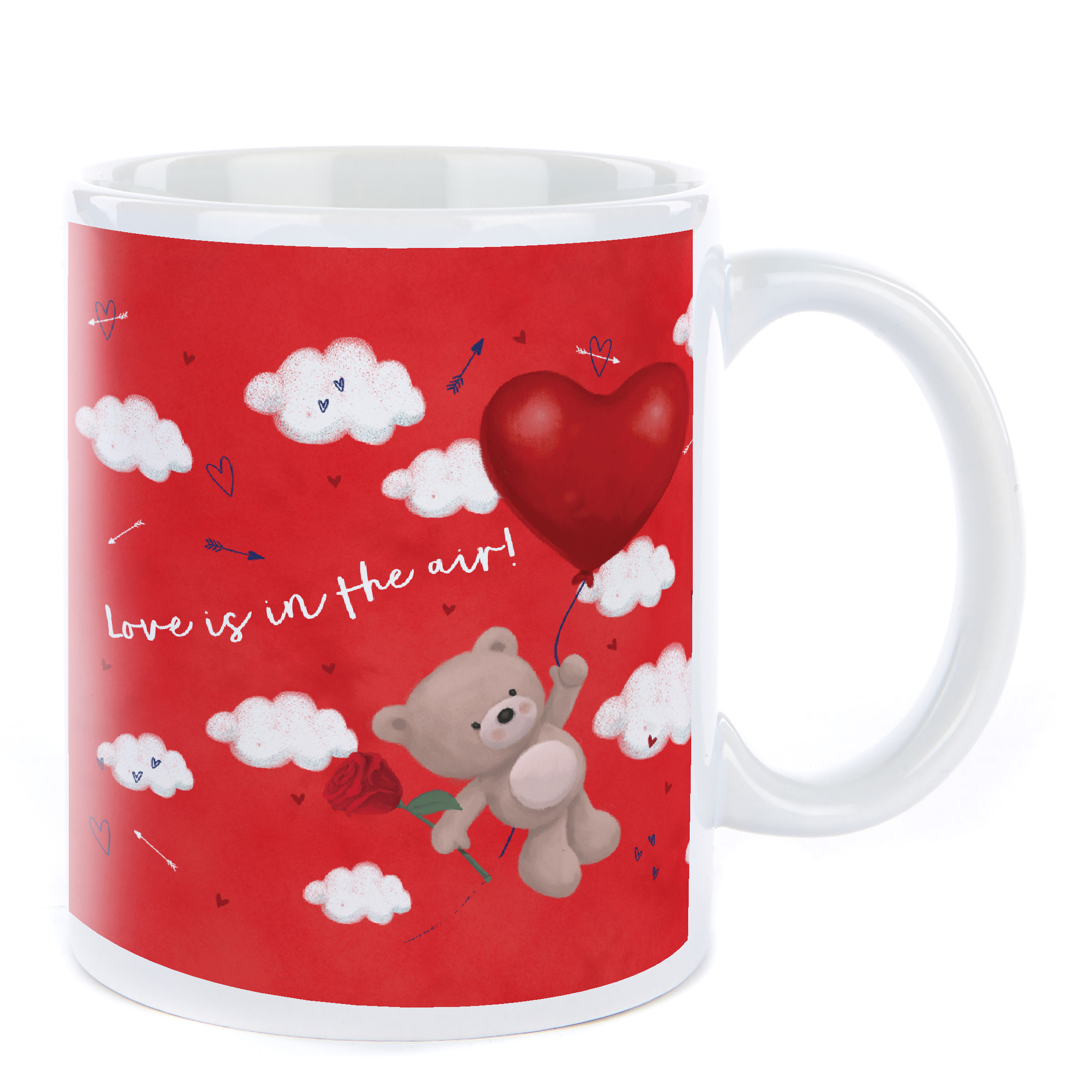 Photo Mug - Hugs Love Is In The Air