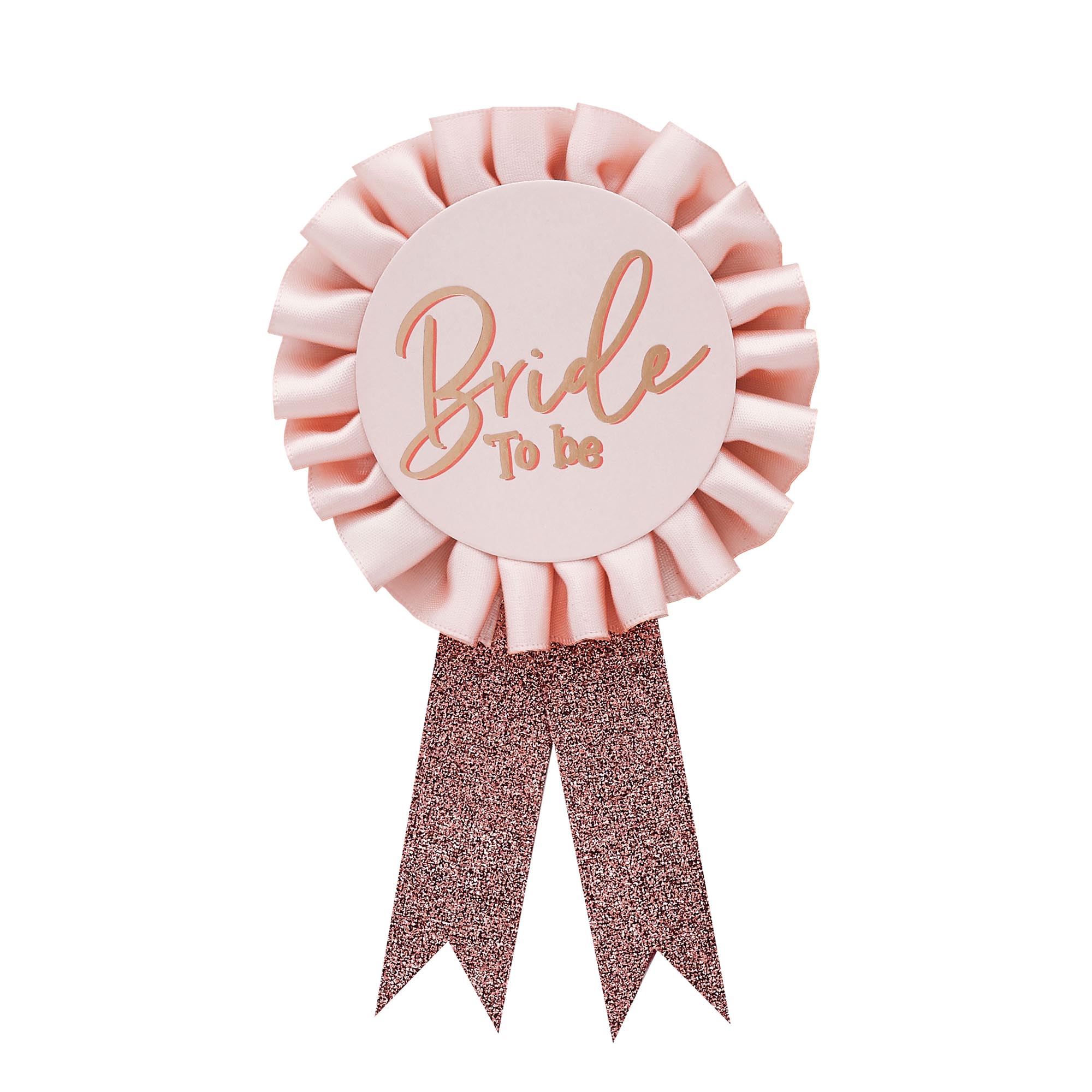 Bride To Be Rosette Badge