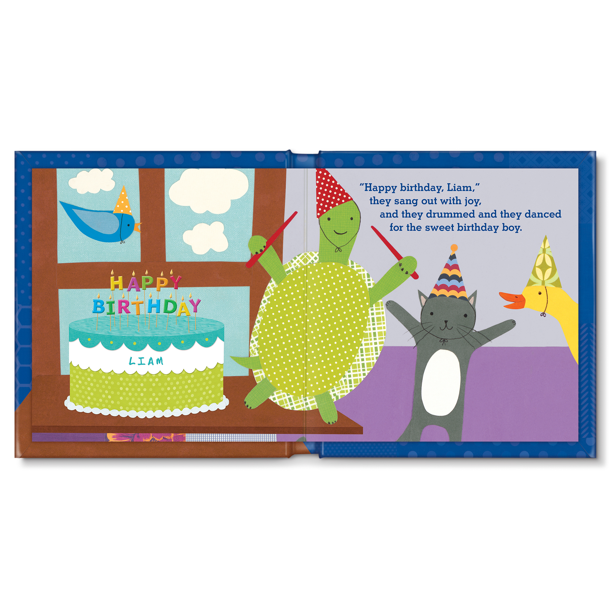 My Very Happy Birthday! Personalised Blue Storybook