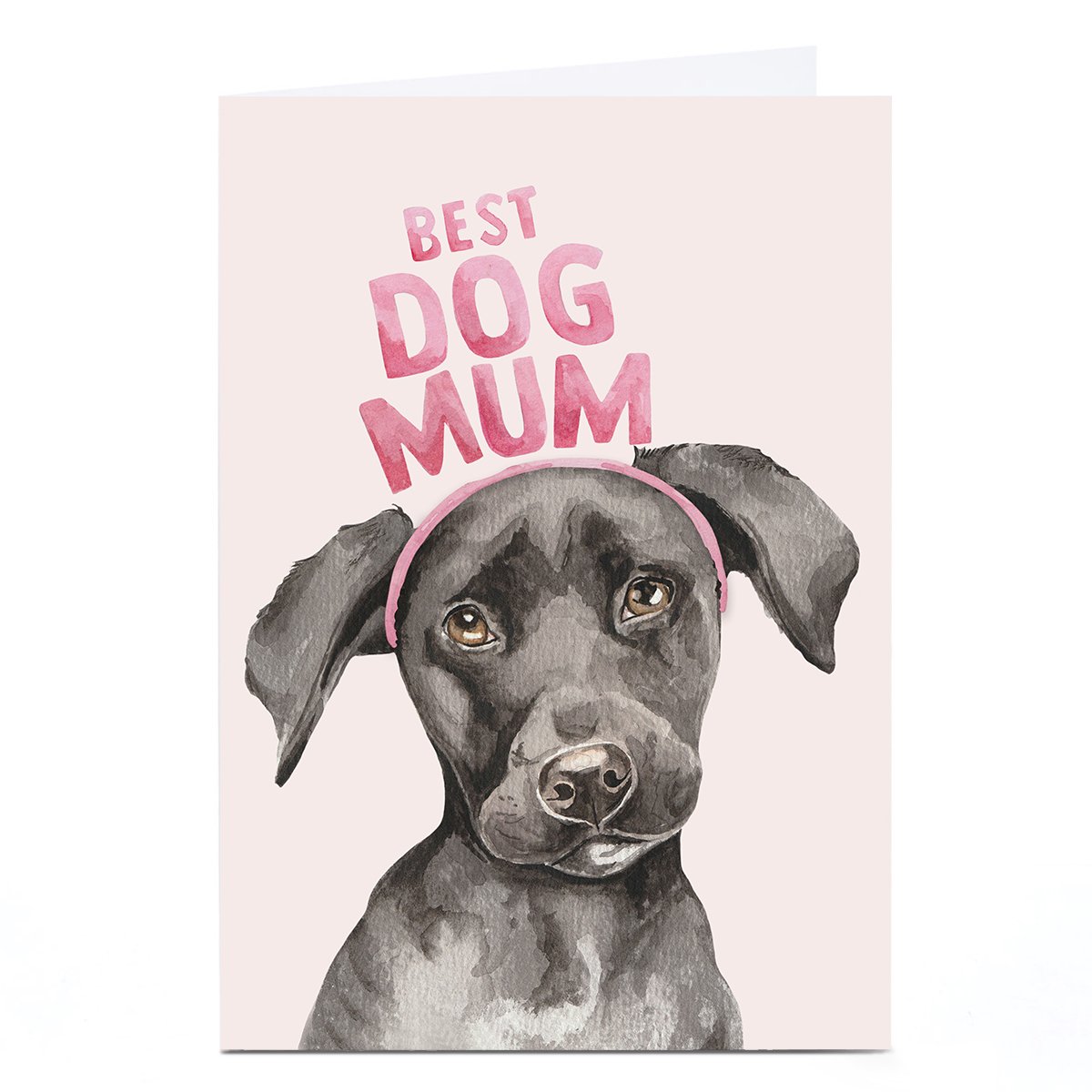 Personalised Lil Wabbit Mother's Day Card - Best Dog Mum