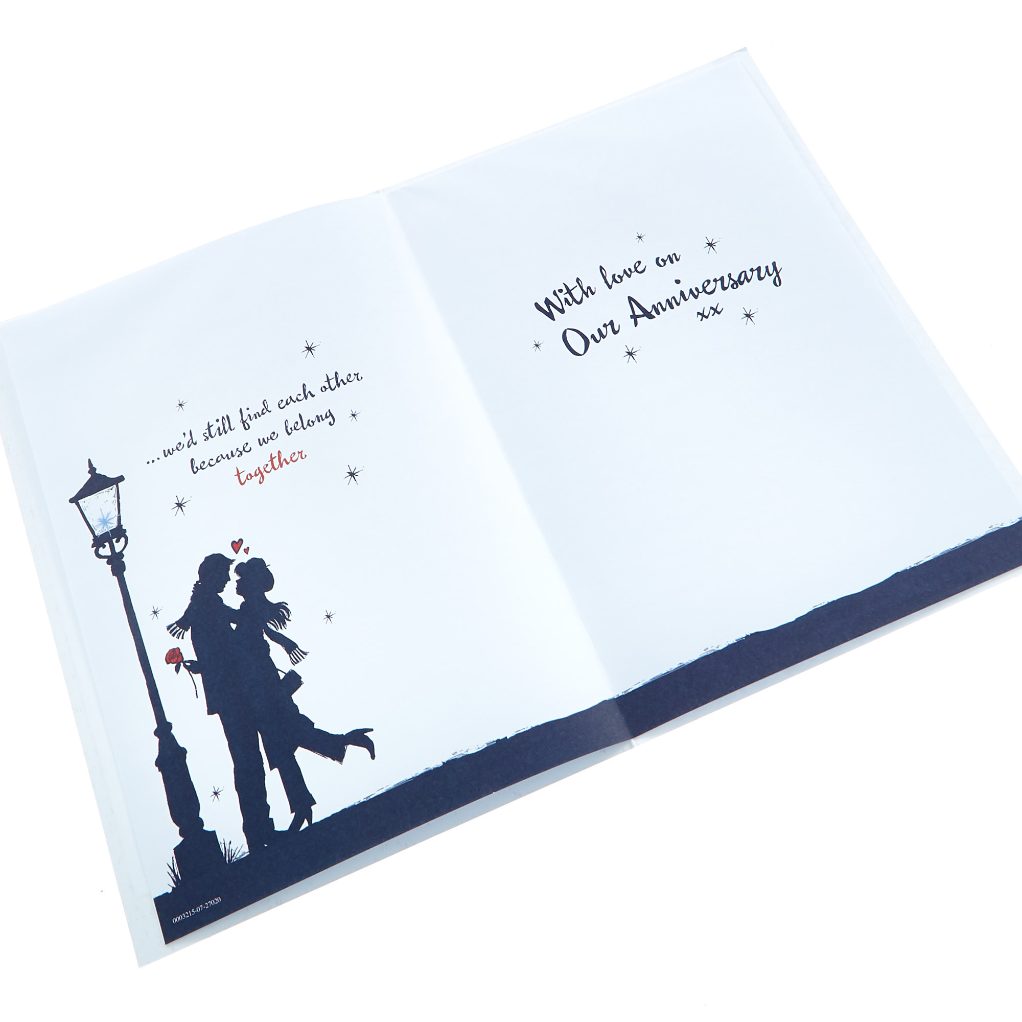 Anniversary Card - Husband, Silhouette