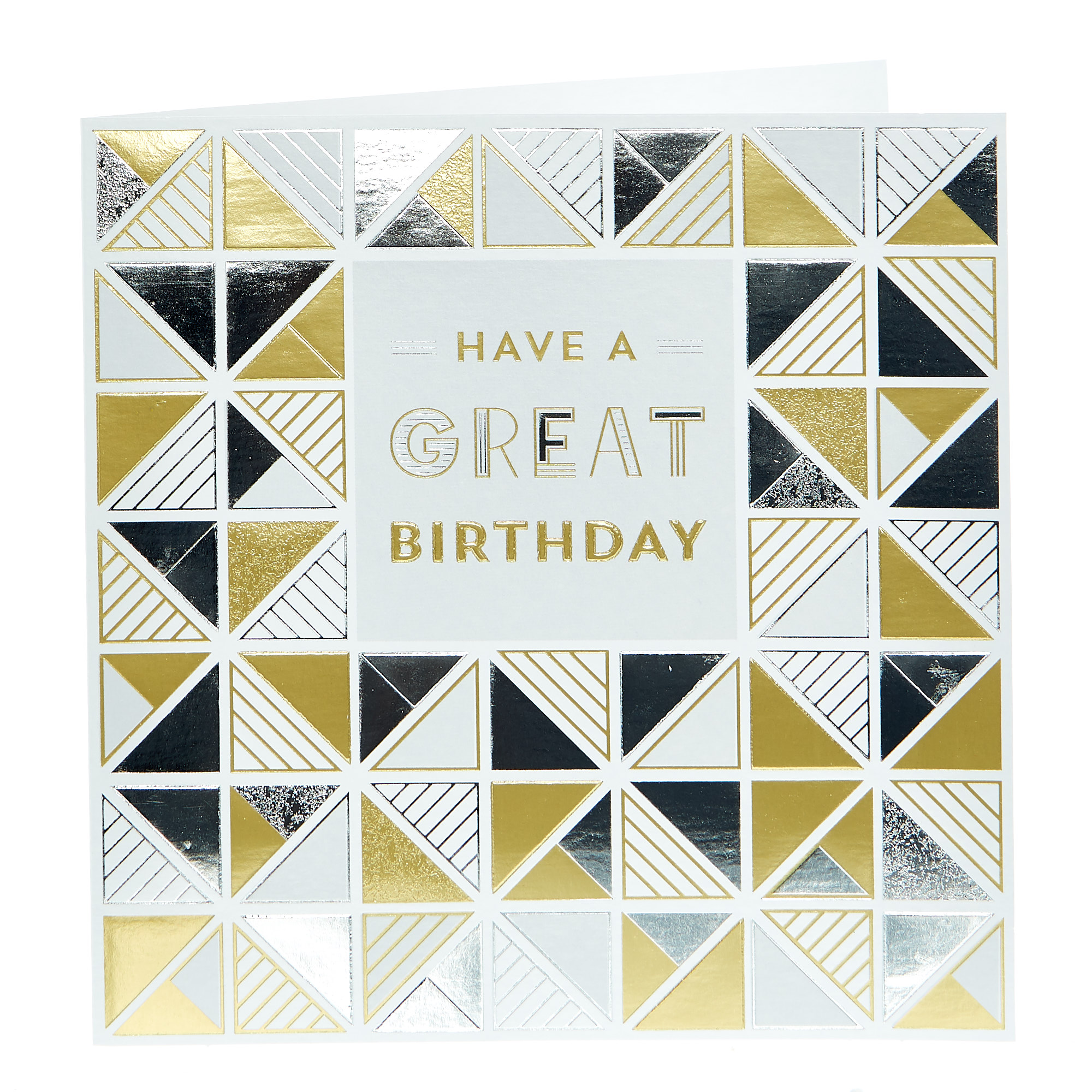 Birthday Card - Great Day Geometric