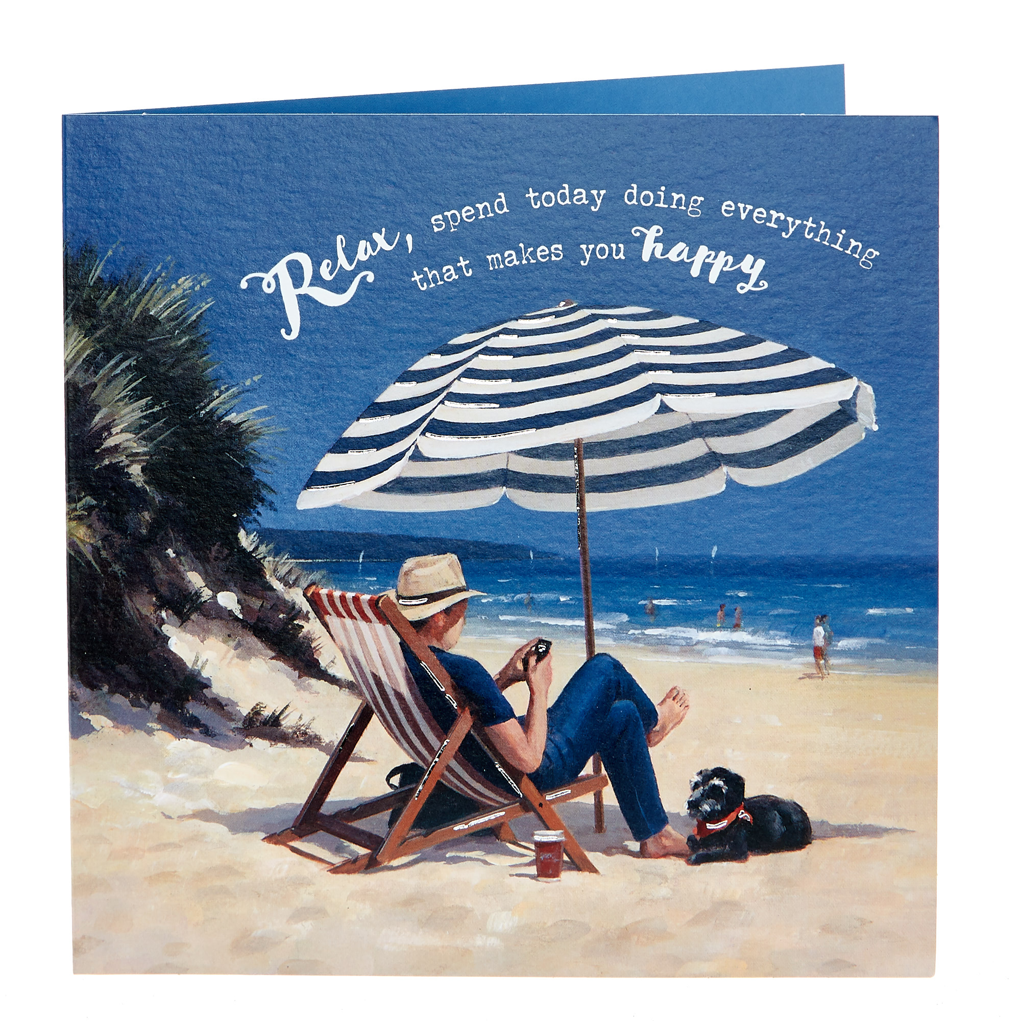 Birthday Card - Beach Scene