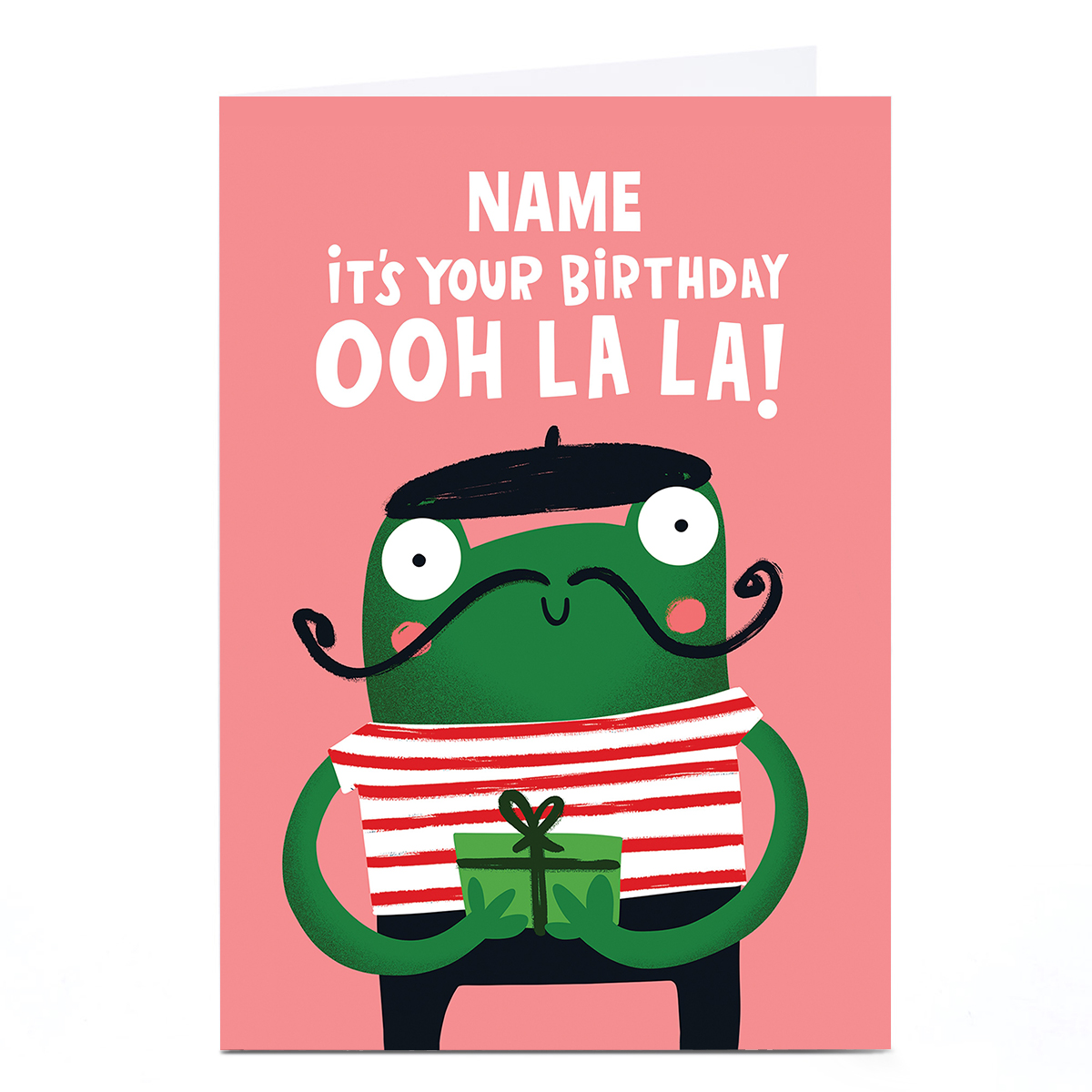 Personalised Birthday Card - Ooh La La!