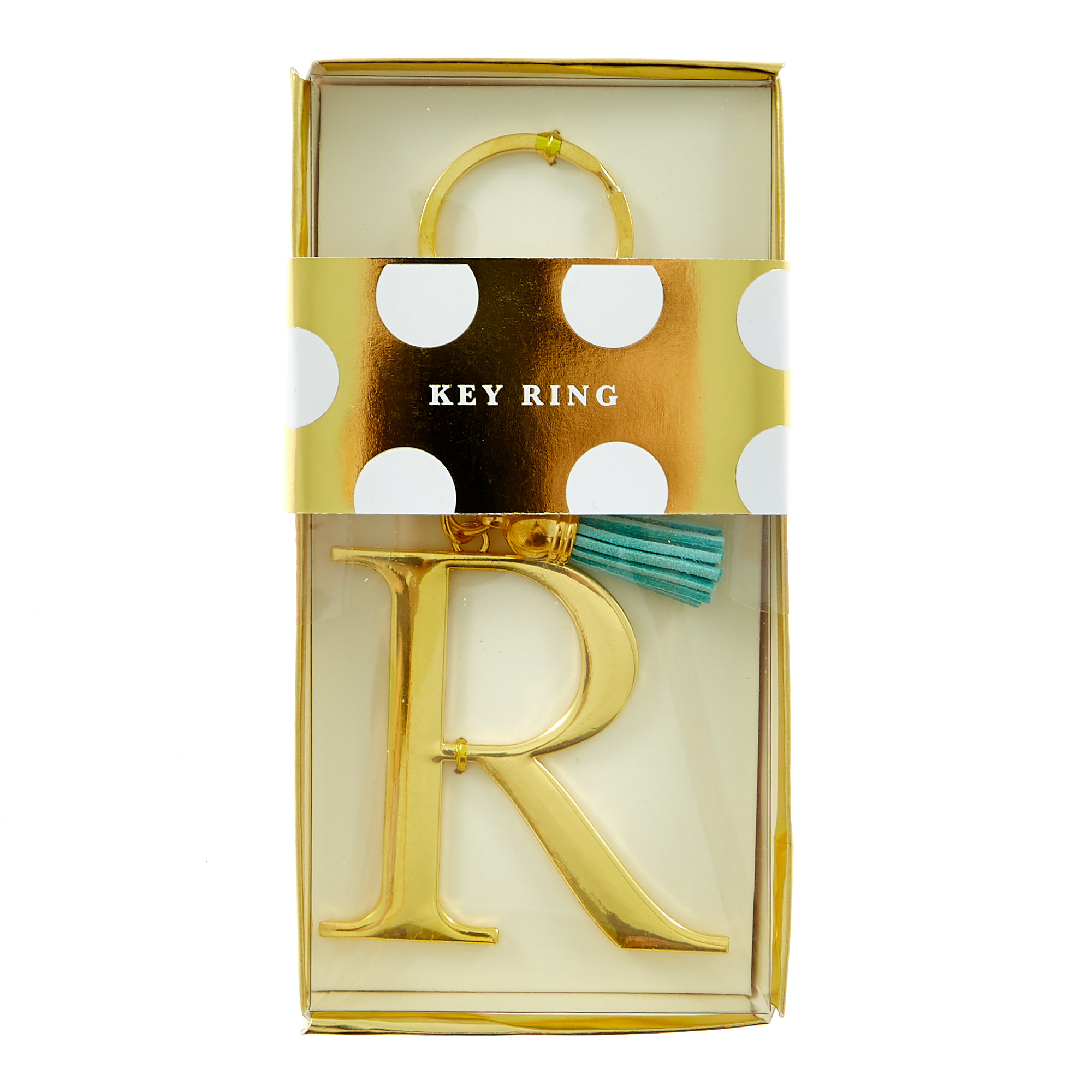 Letter R Key Ring